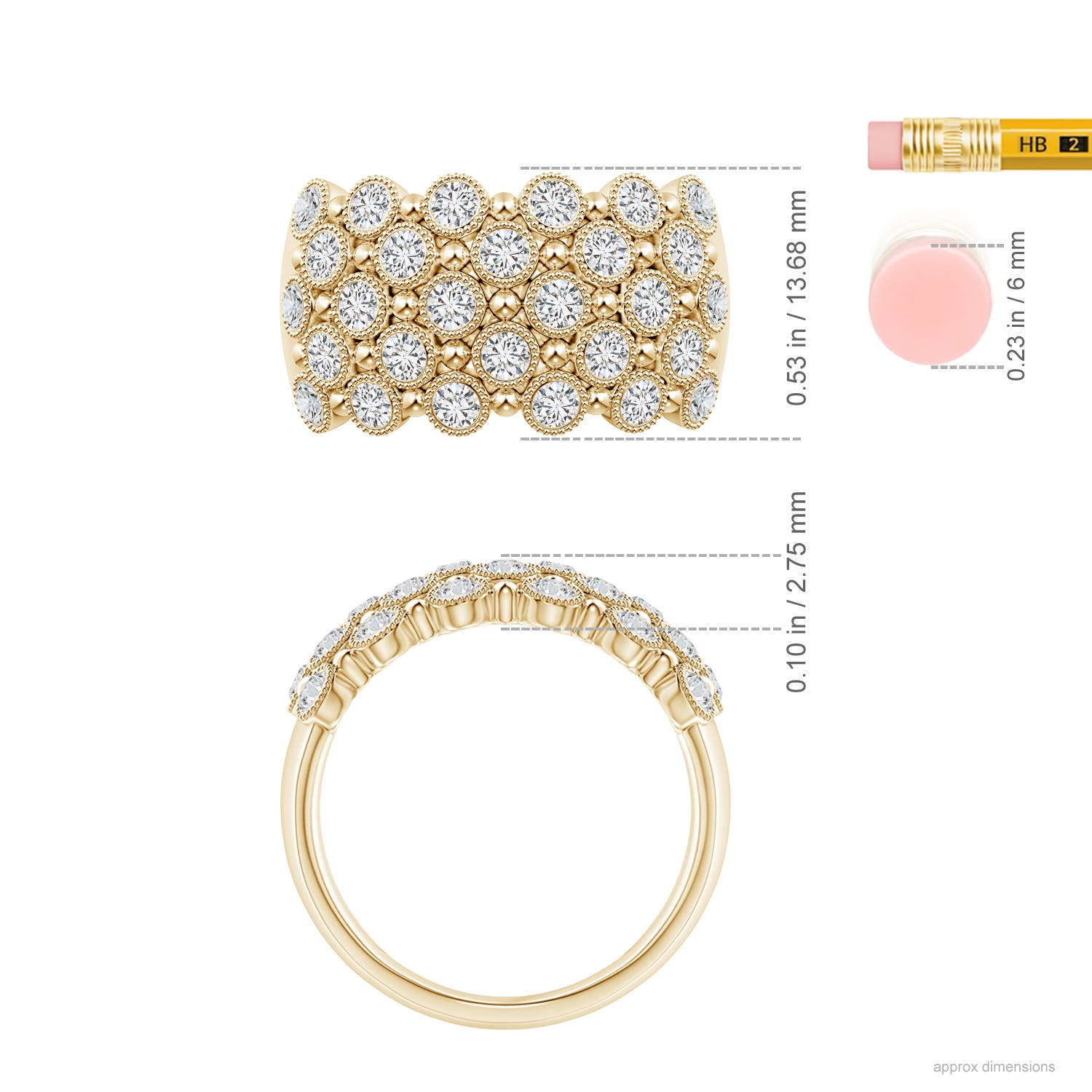 H, SI2 / 1.23 CT / 14 KT Yellow Gold