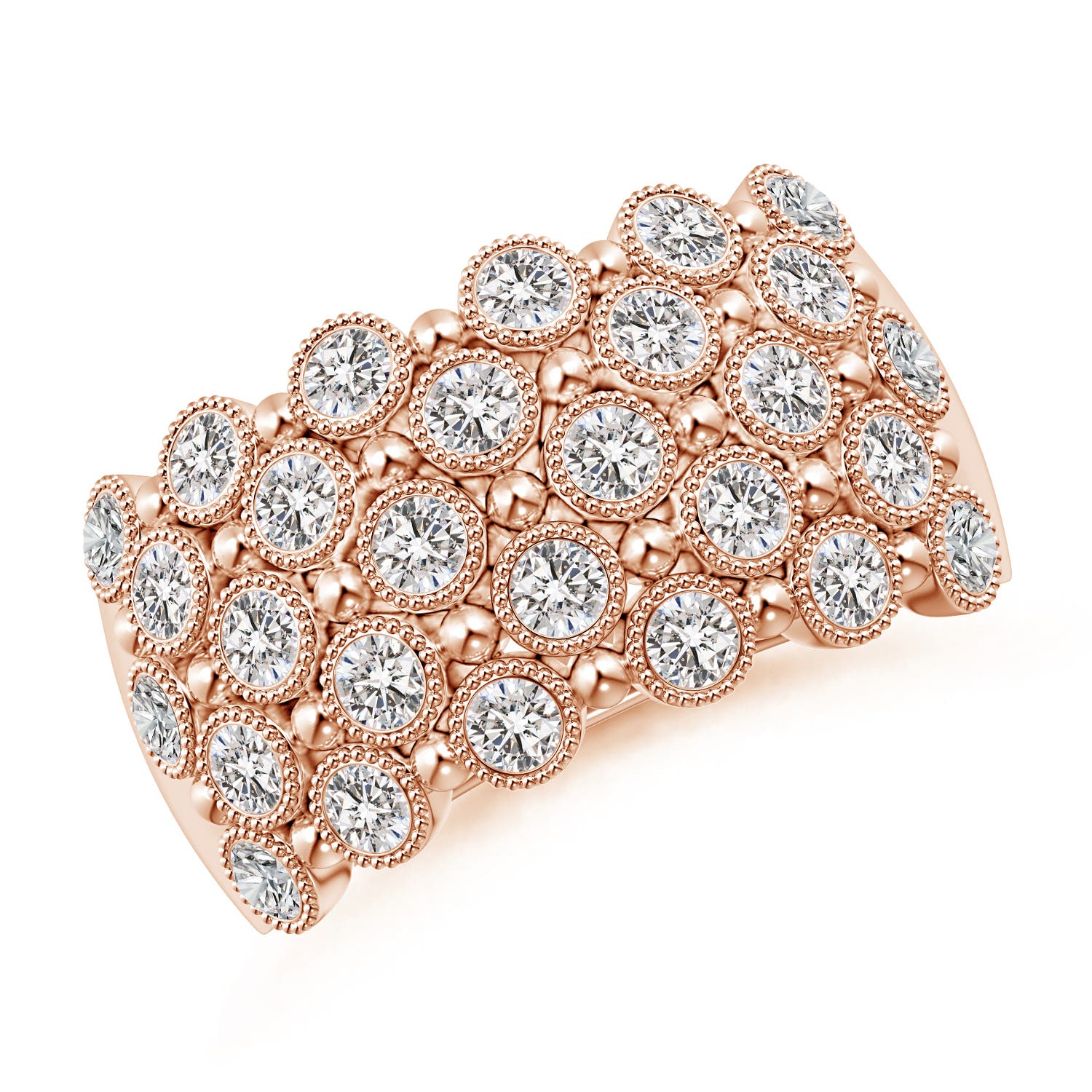 I-J, I1-I2 / 1.23 CT / 14 KT Rose Gold