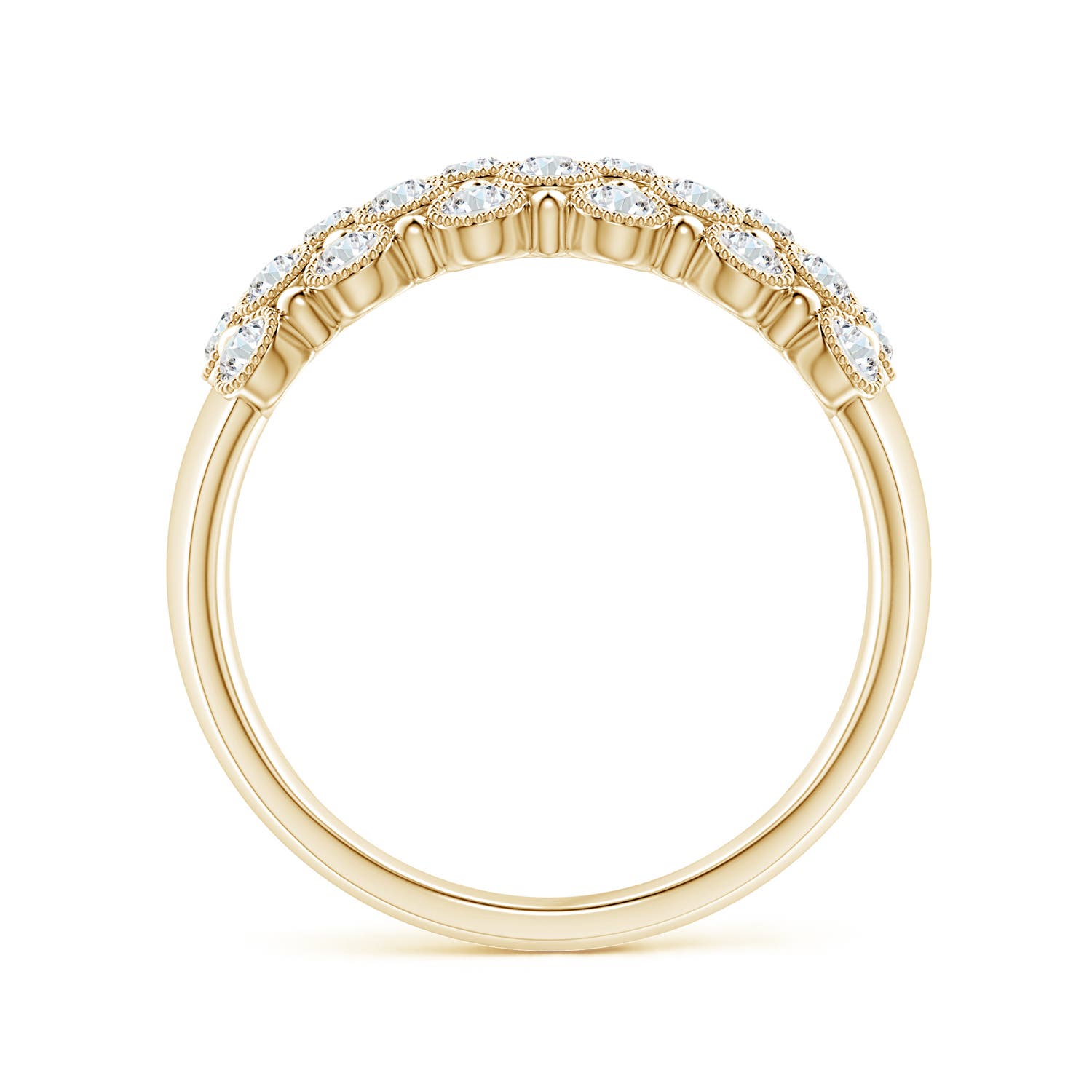 G, VS2 / 0.98 CT / 14 KT Yellow Gold