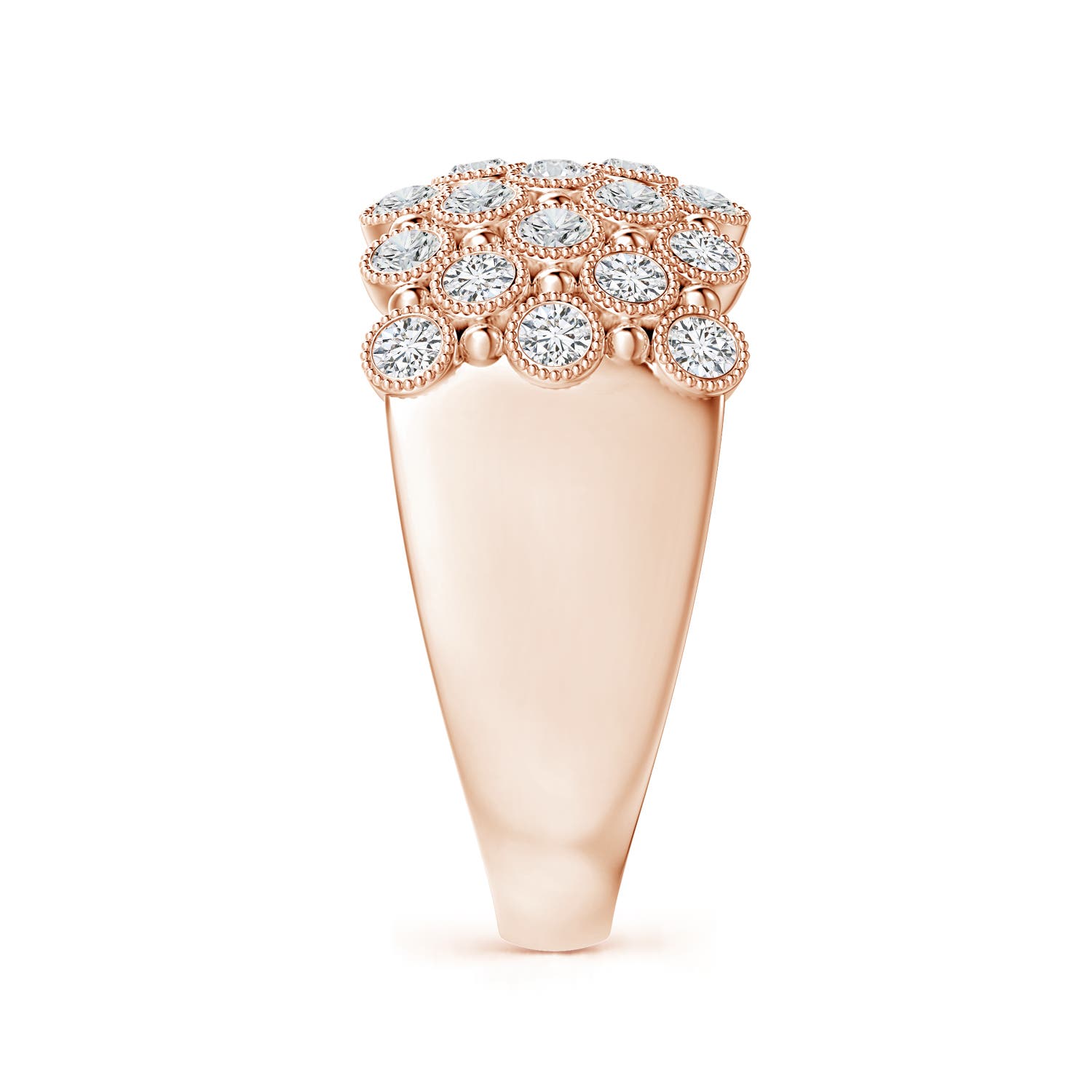 H, SI2 / 0.98 CT / 14 KT Rose Gold