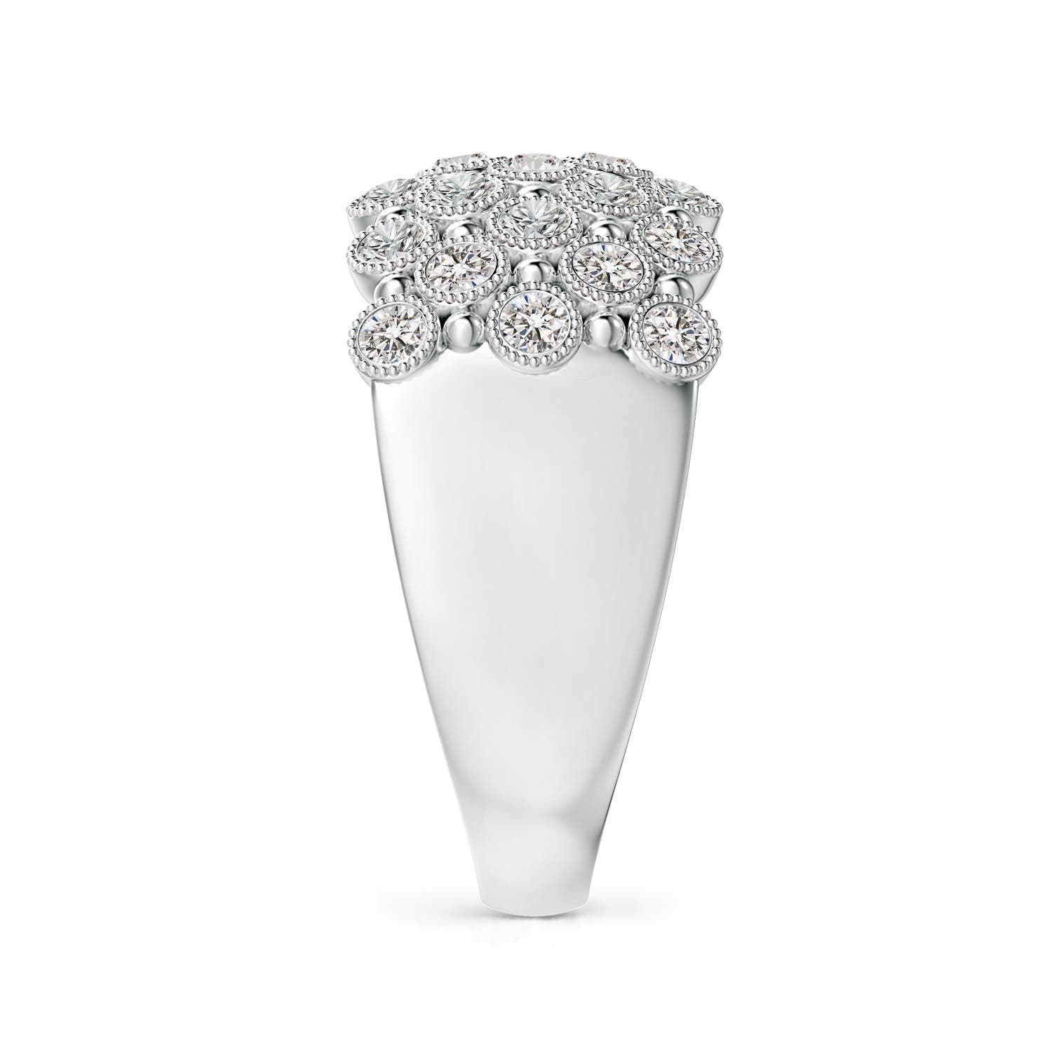 I-J, I1-I2 / 0.98 CT / 14 KT White Gold