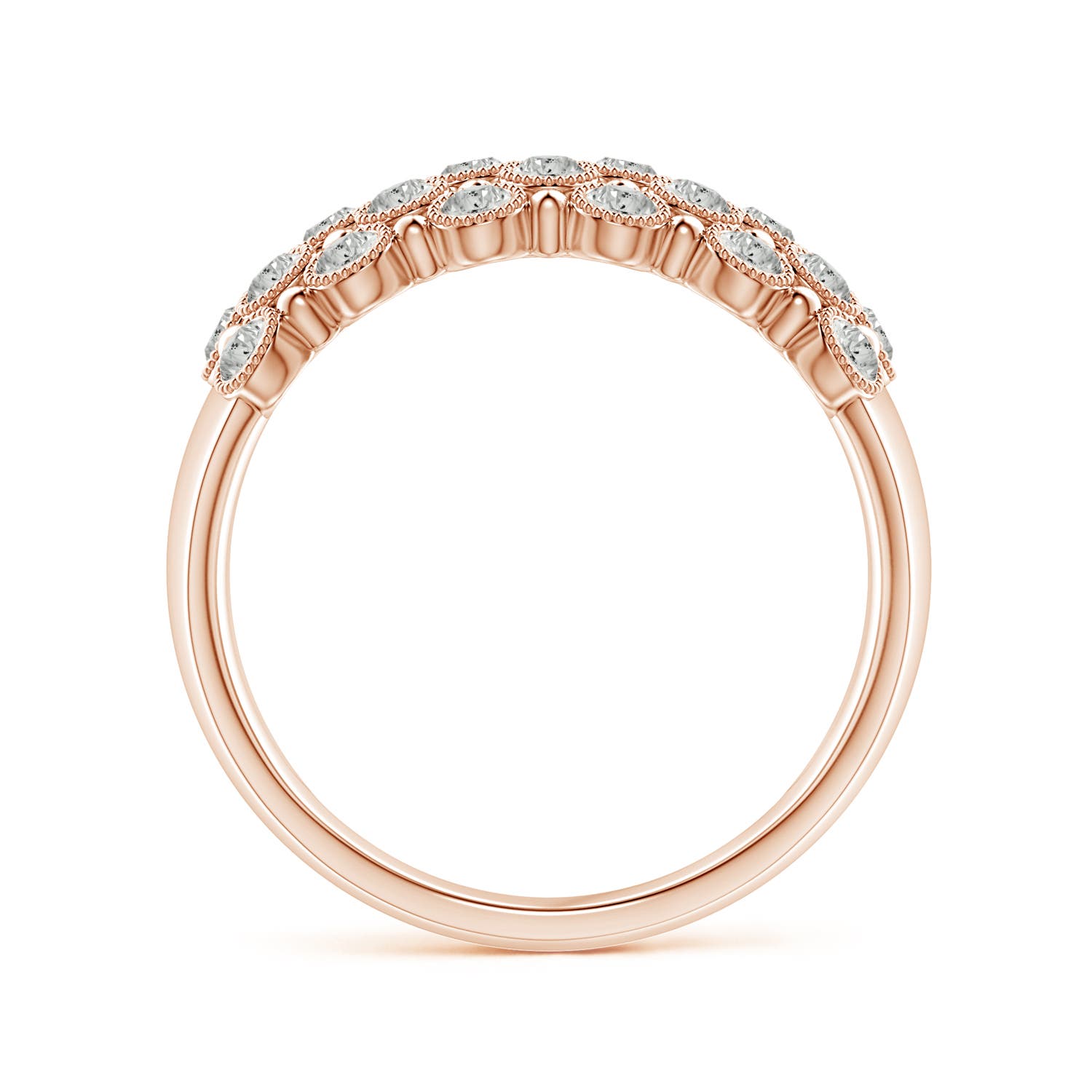 K, I3 / 0.98 CT / 14 KT Rose Gold