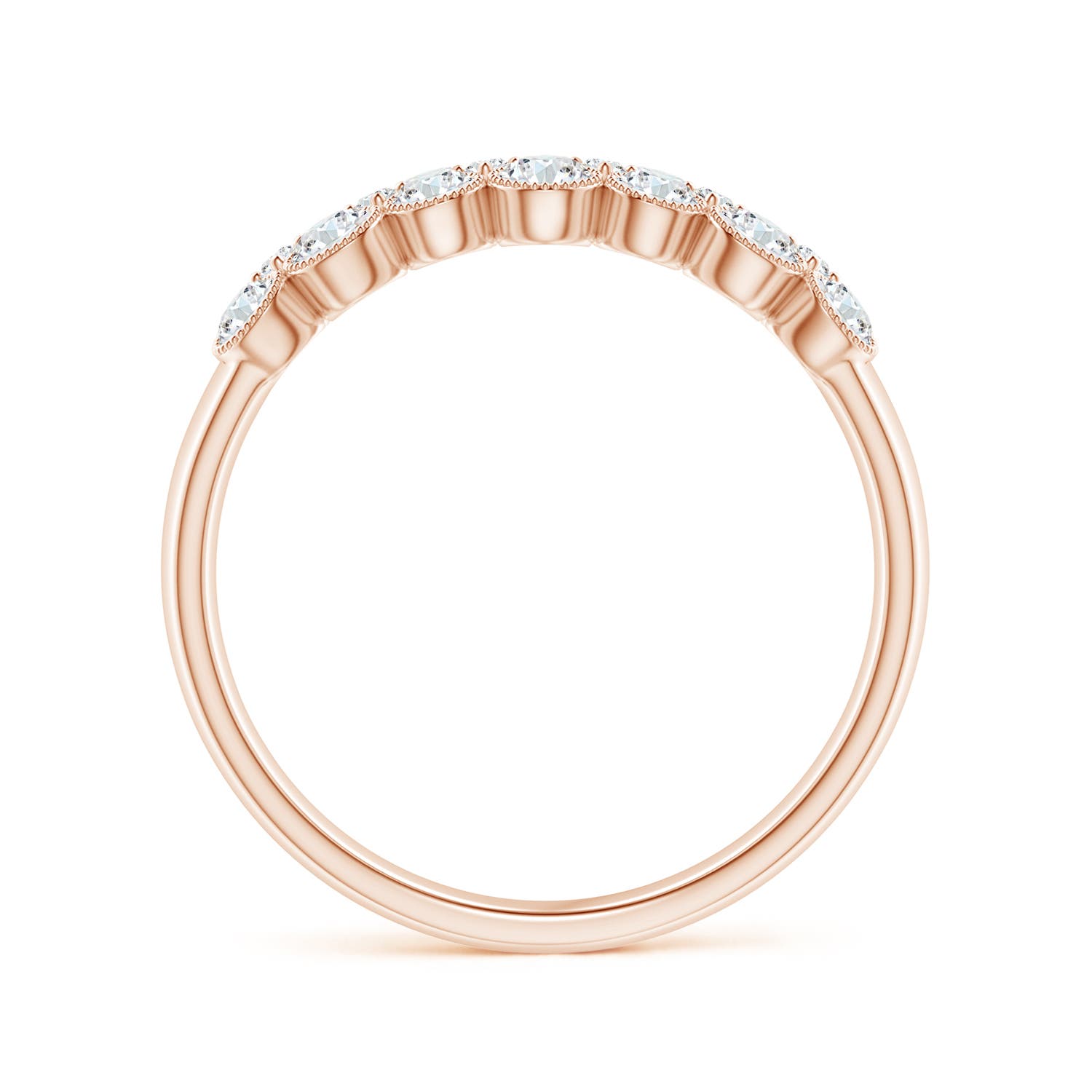 G, VS2 / 0.88 CT / 14 KT Rose Gold