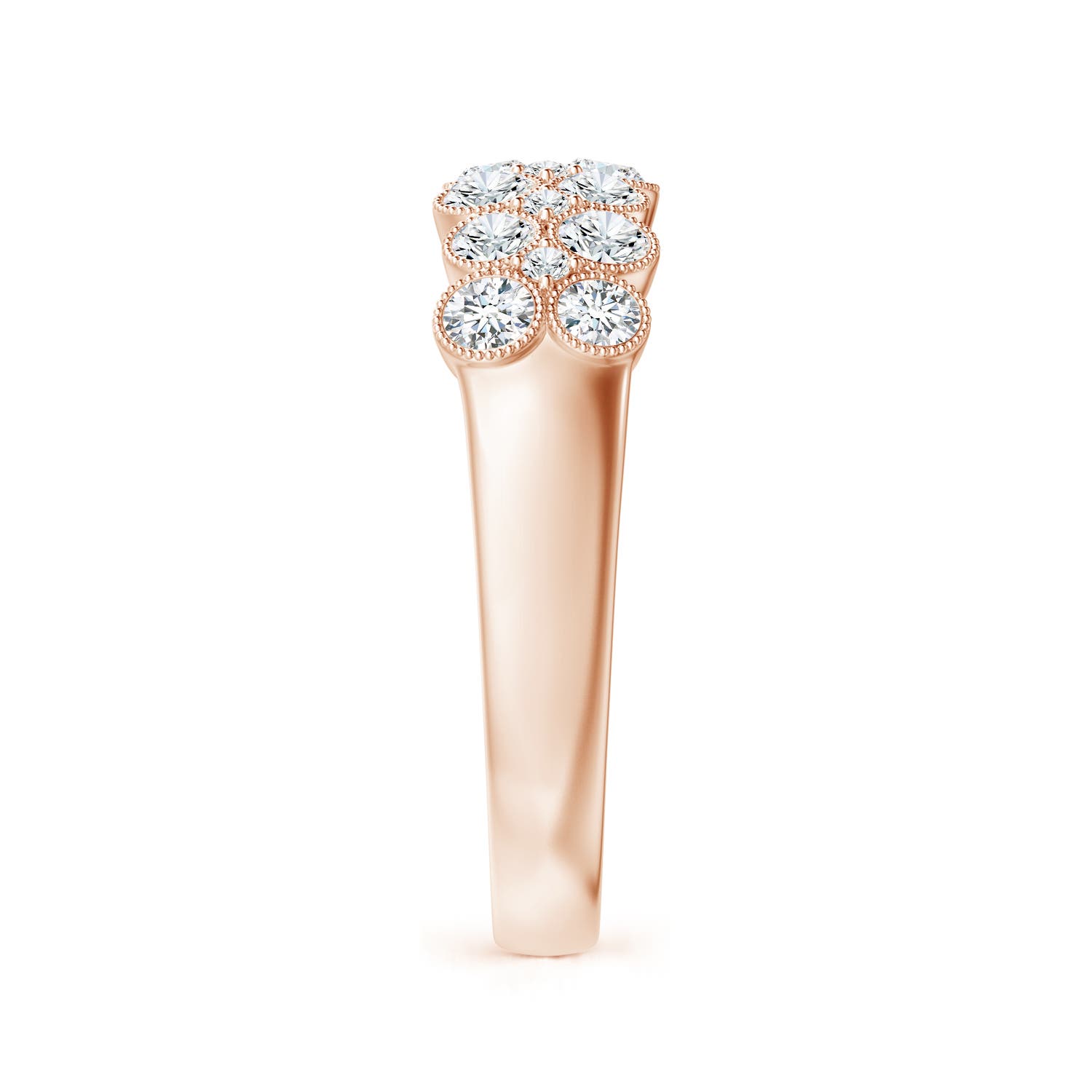 G, VS2 / 0.88 CT / 14 KT Rose Gold