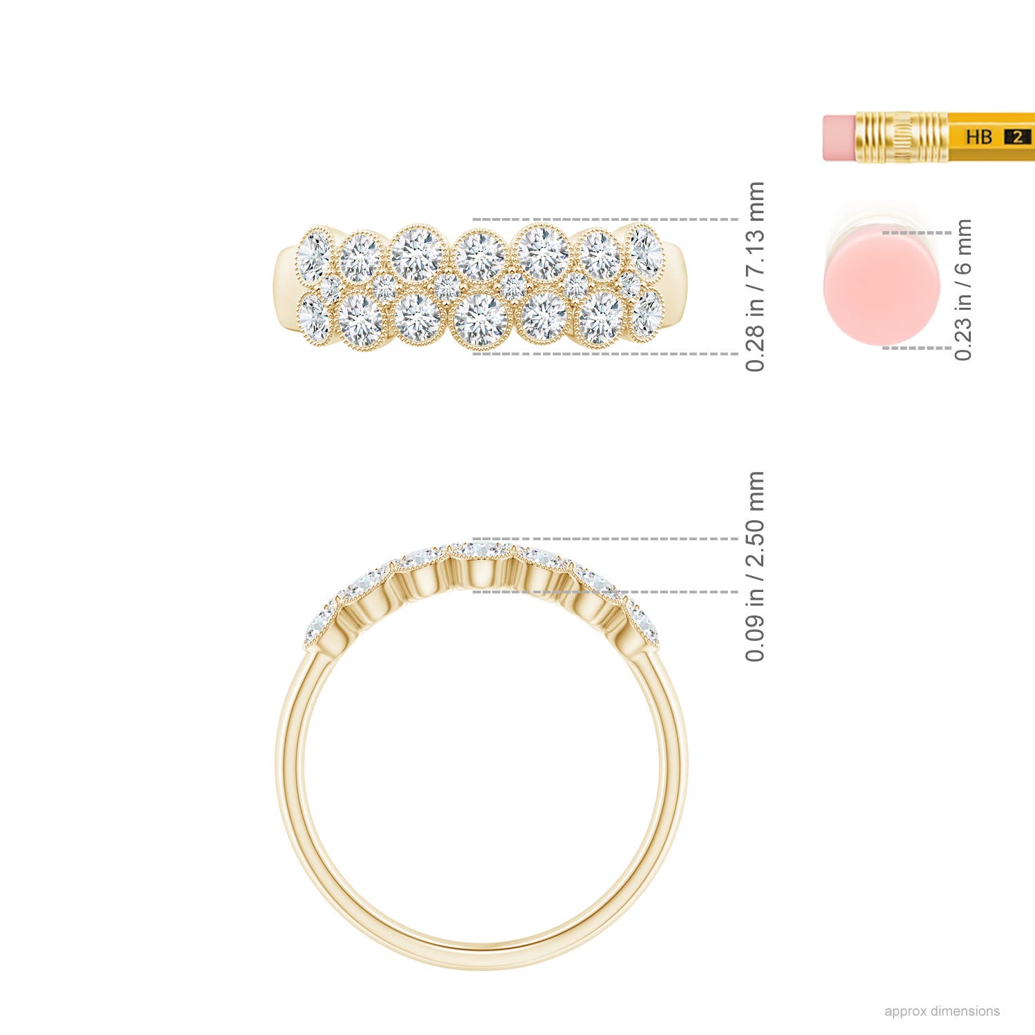 G, VS2 / 0.88 CT / 14 KT Yellow Gold