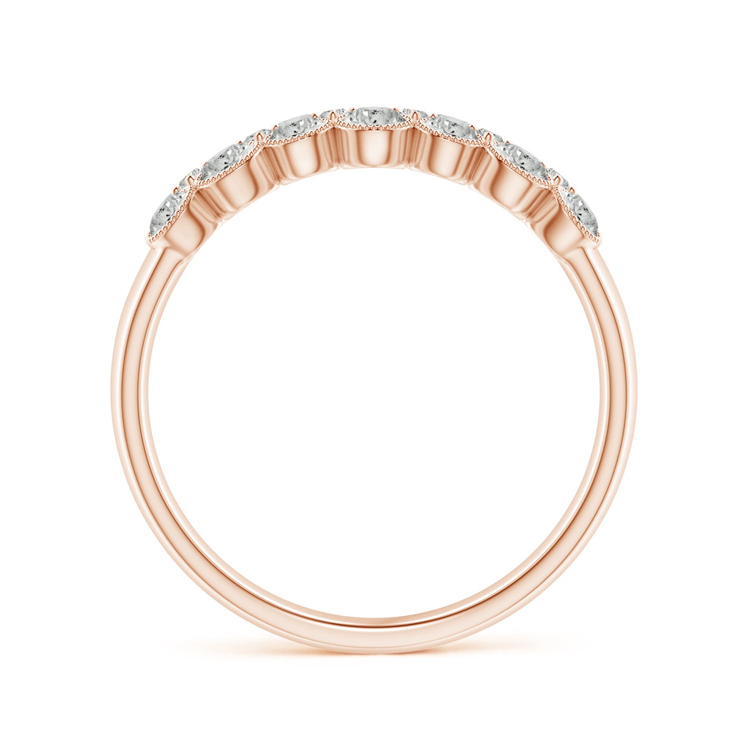 K, I3 / 0.88 CT / 14 KT Rose Gold