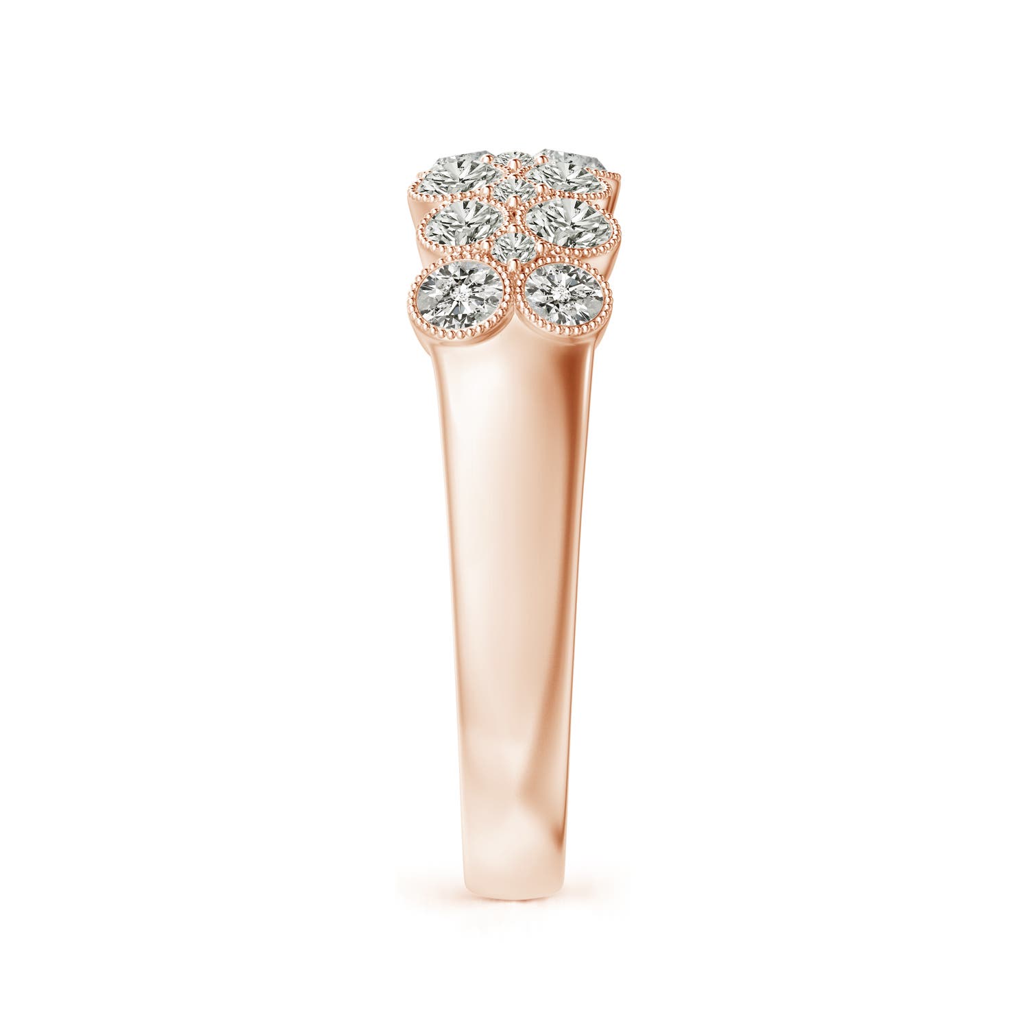 K, I3 / 0.88 CT / 14 KT Rose Gold