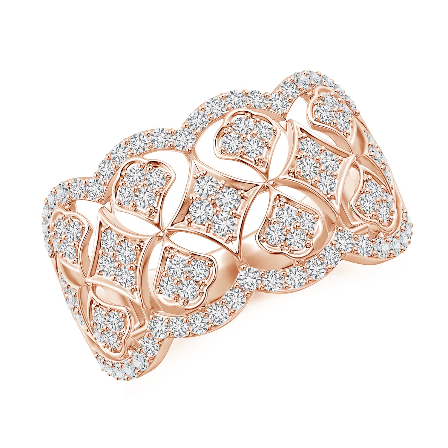 H, SI2 / 0.76 CT / 14 KT Rose Gold