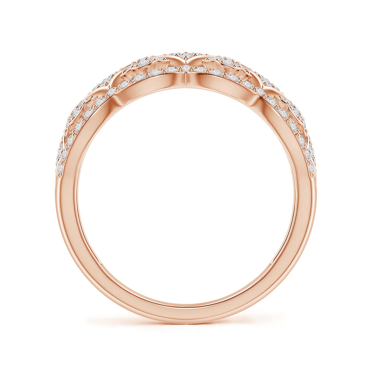 H, SI2 / 0.76 CT / 14 KT Rose Gold