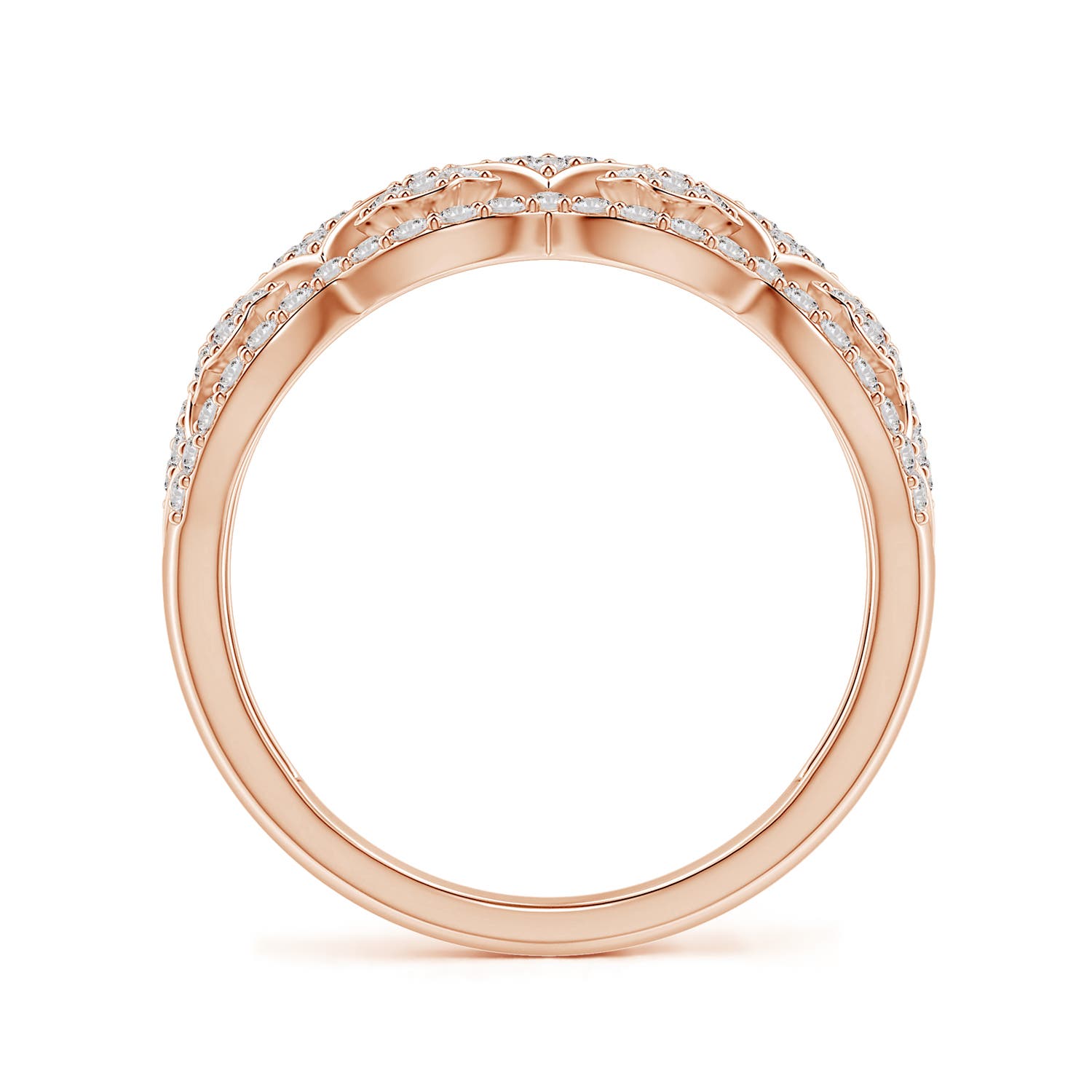 I-J, I1-I2 / 0.76 CT / 14 KT Rose Gold