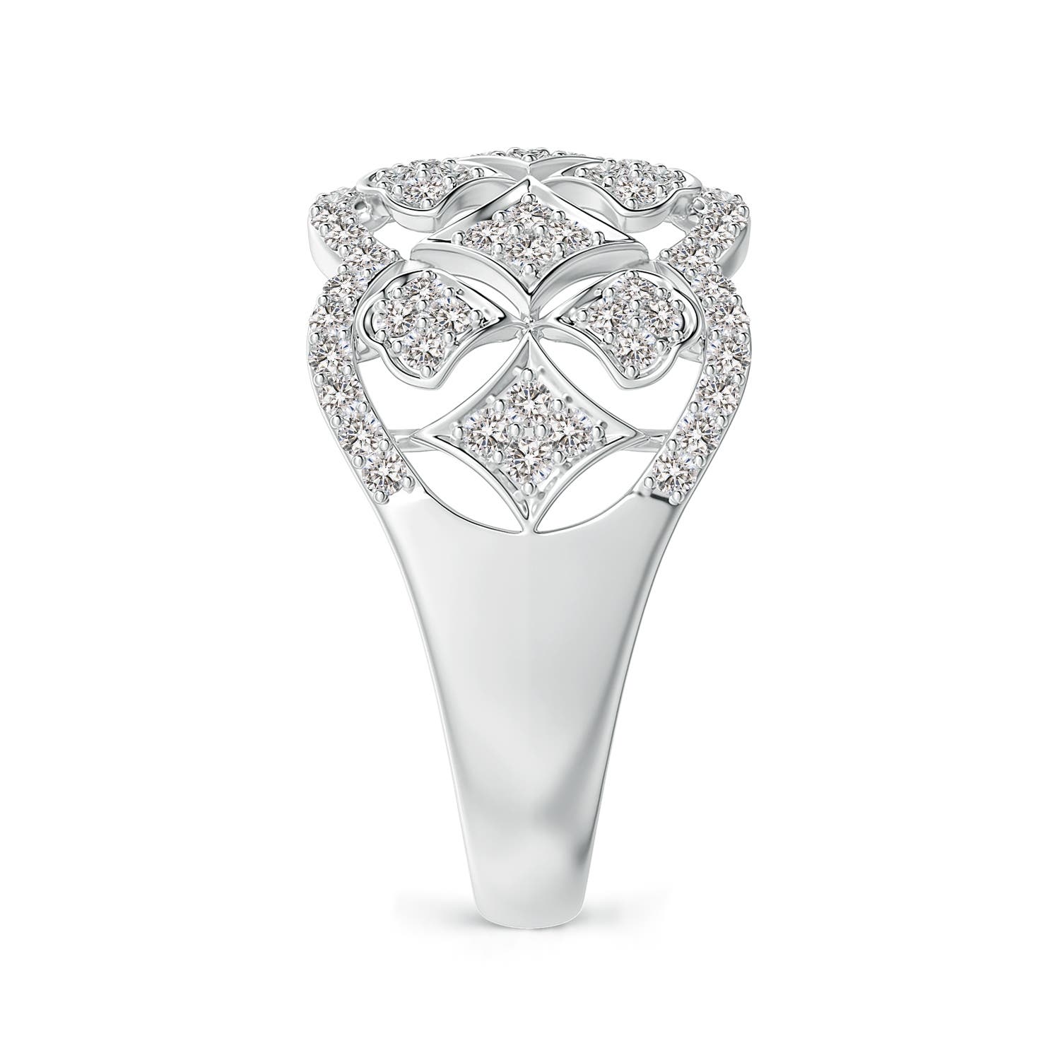 I-J, I1-I2 / 0.76 CT / 14 KT White Gold