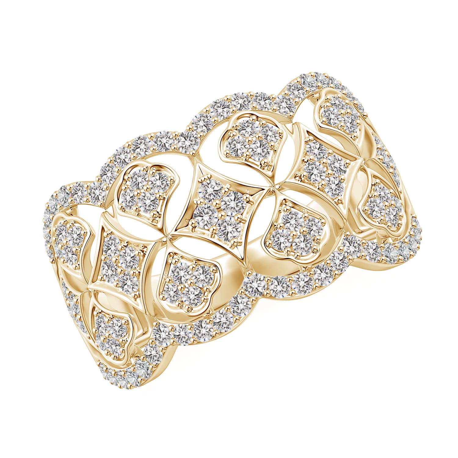 I-J, I1-I2 / 0.76 CT / 14 KT Yellow Gold