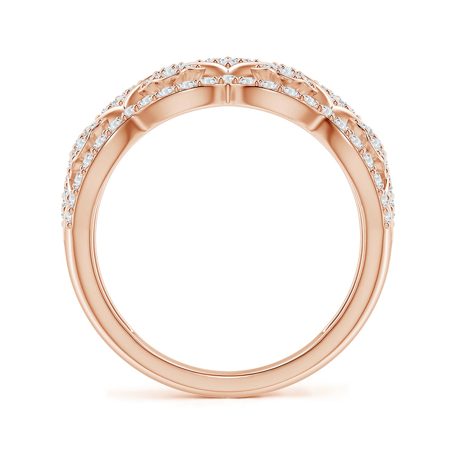 G, VS2 / 1.03 CT / 14 KT Rose Gold