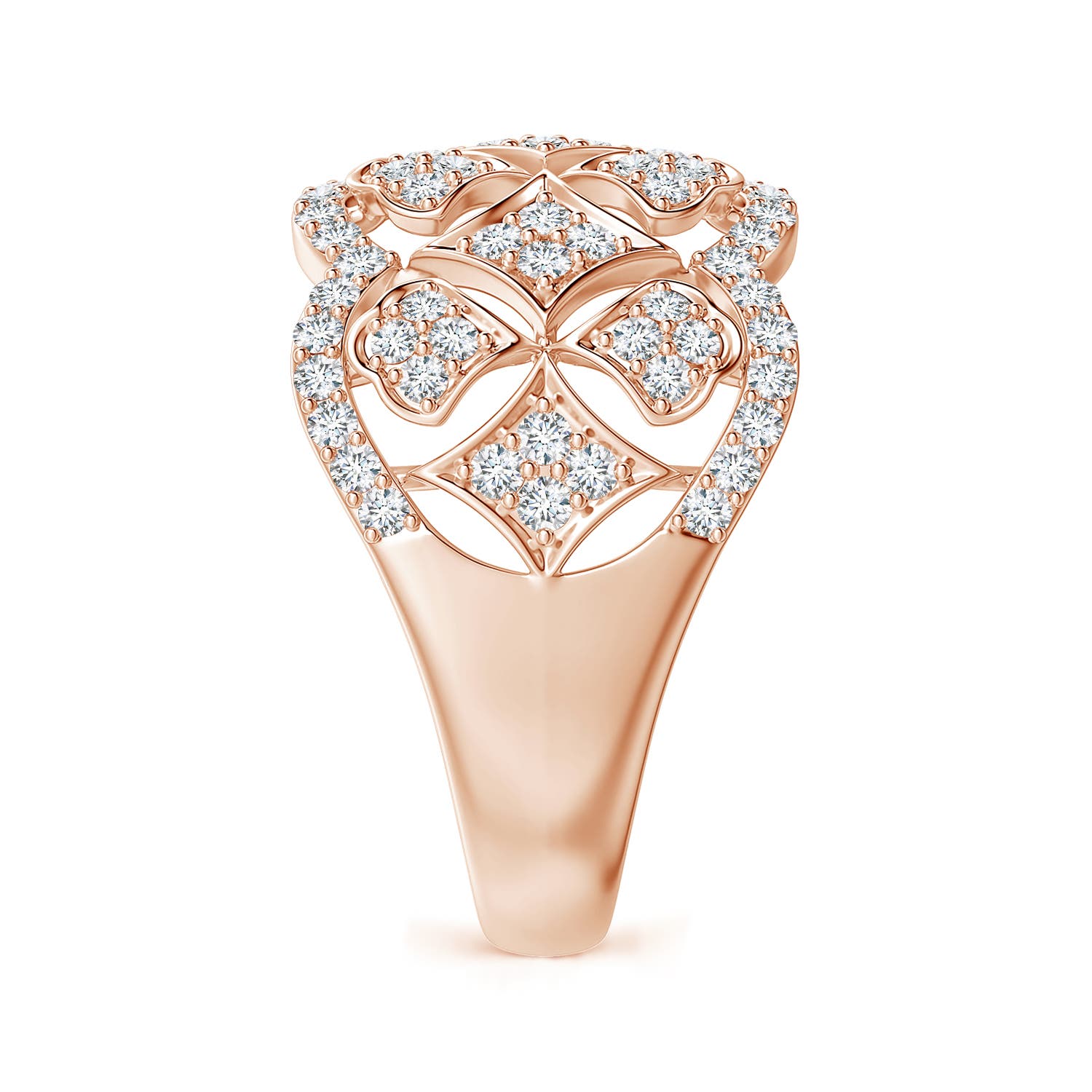 G, VS2 / 1.03 CT / 14 KT Rose Gold