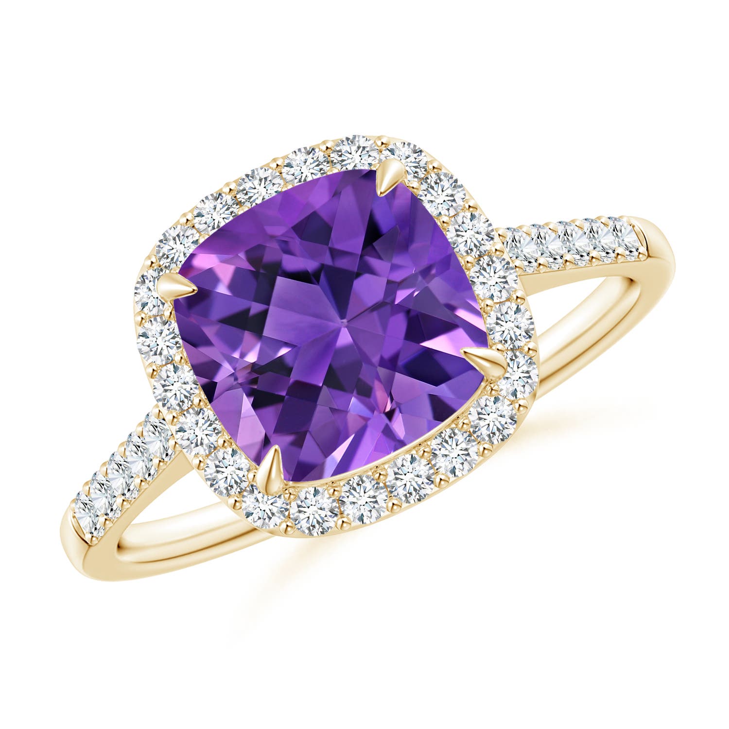 AAAA - Amethyst / 2.36 CT / 14 KT Yellow Gold