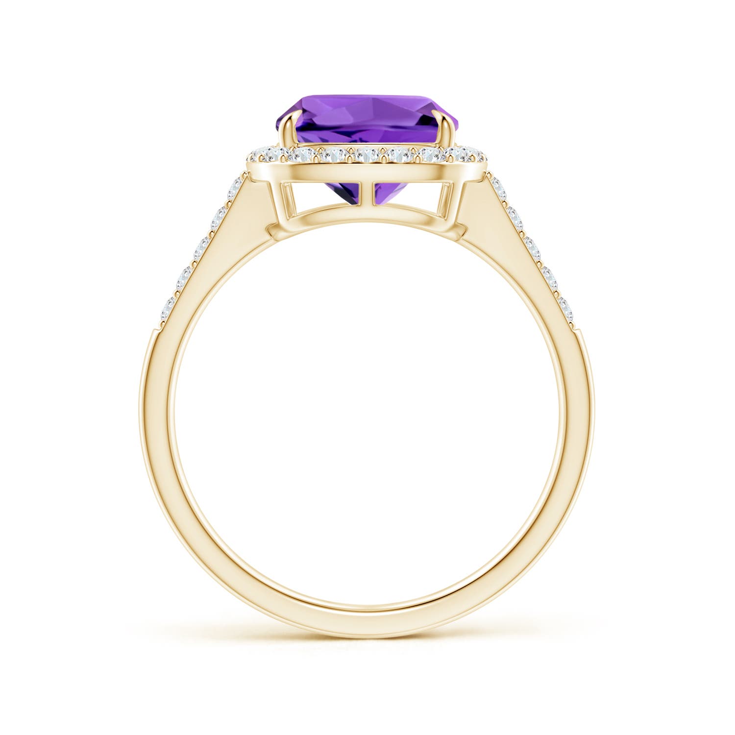 AAAA - Amethyst / 2.36 CT / 14 KT Yellow Gold