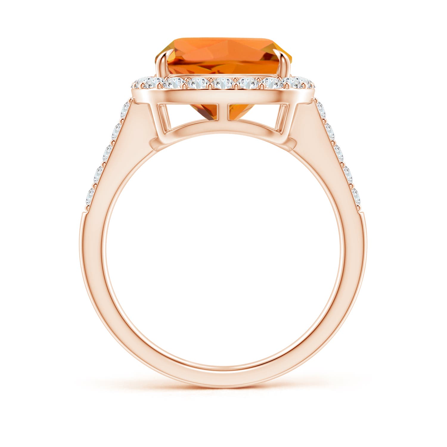 AAAA - Citrine / 4.19 CT / 14 KT Rose Gold