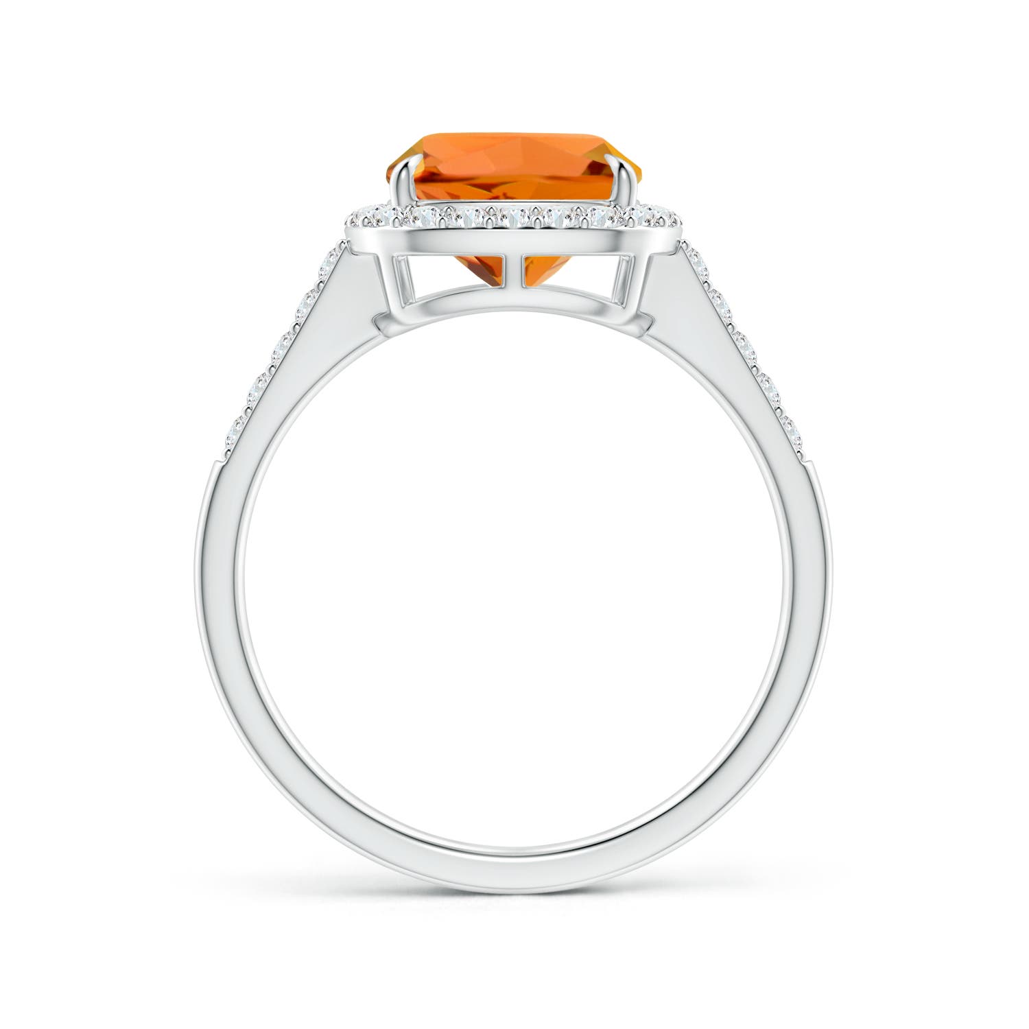 AAAA - Citrine / 2.36 CT / 14 KT White Gold