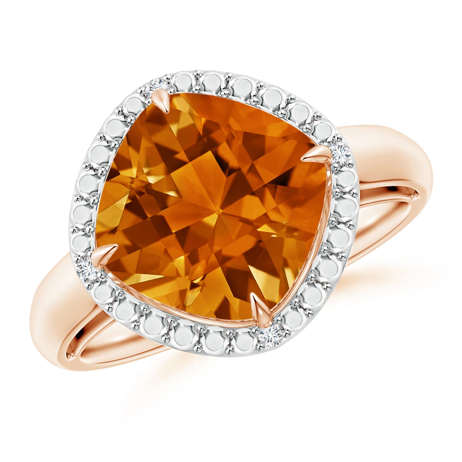 AAAA - Citrine / 3.72 CT / 14 KT Rose Gold