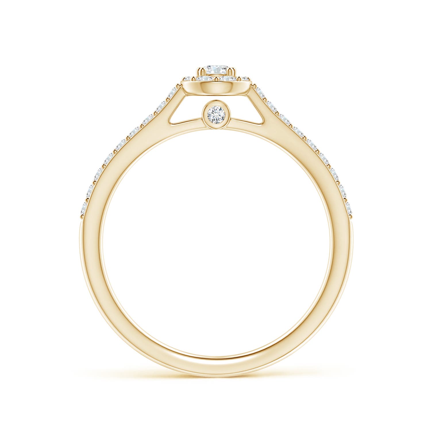 G, VS2 / 0.35 CT / 14 KT Yellow Gold