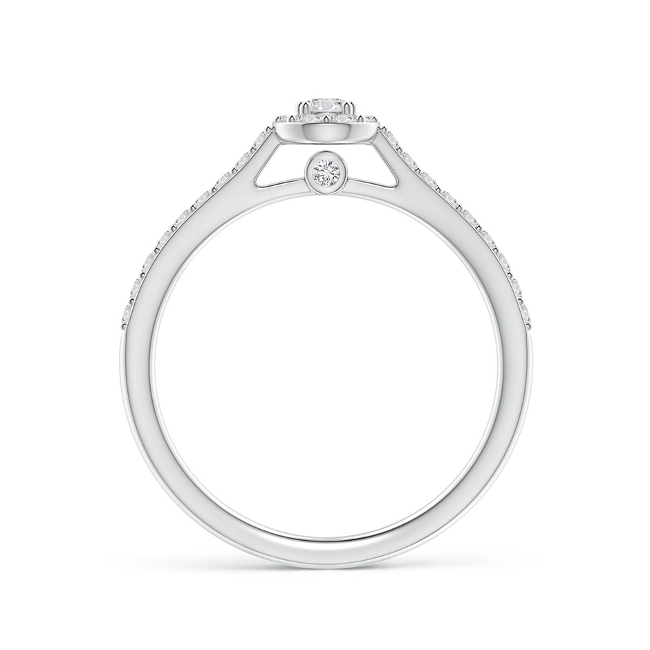 2.6mm HSI2 Diamond Clustre Pear-Shaped Engagement Ring in 10K White Gold side 199