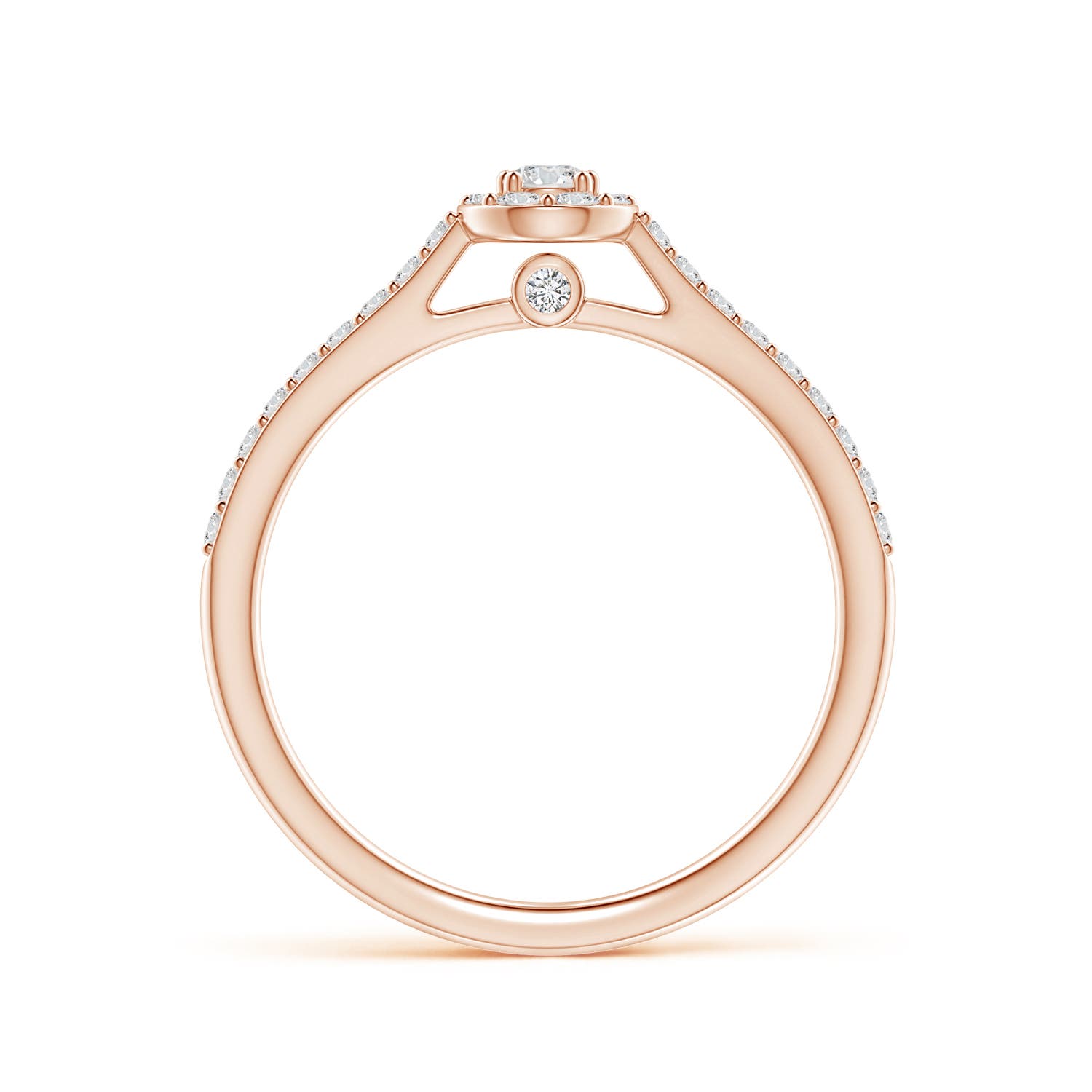 H, SI2 / 0.35 CT / 14 KT Rose Gold