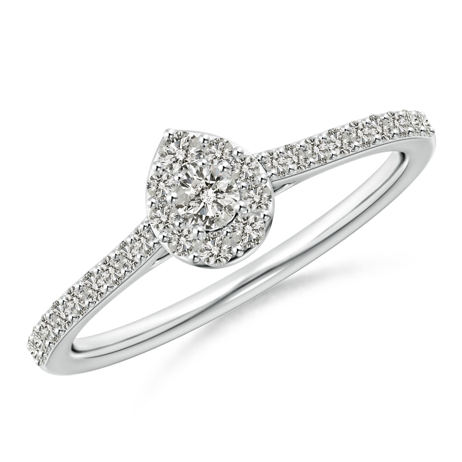 K, I3 / 0.35 CT / 14 KT White Gold