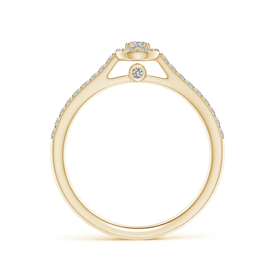 2.6mm KI3 Diamond Clustre Pear-Shaped Engagement Ring in Yellow Gold side 199
