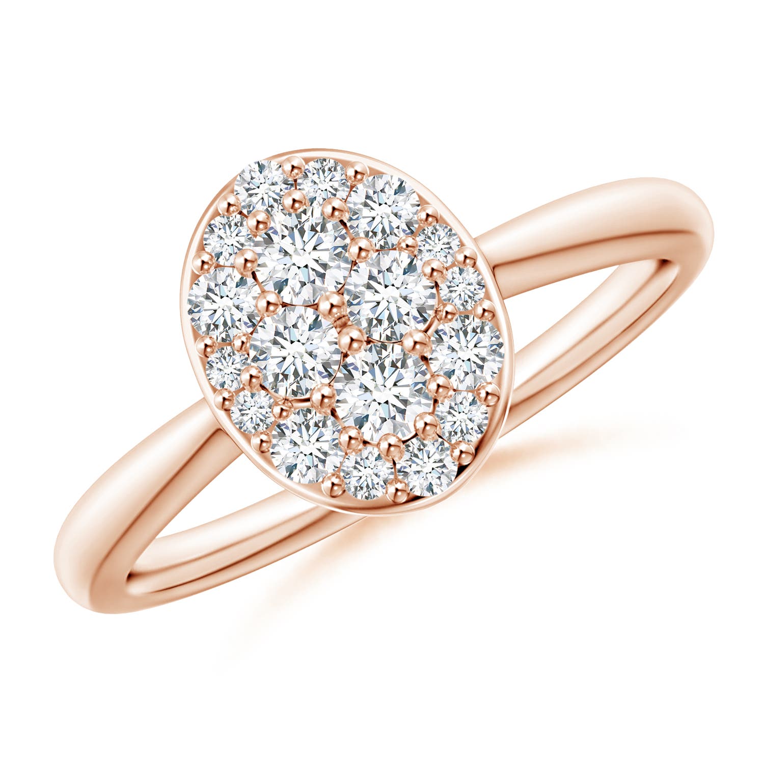 G, VS2 / 0.52 CT / 14 KT Rose Gold