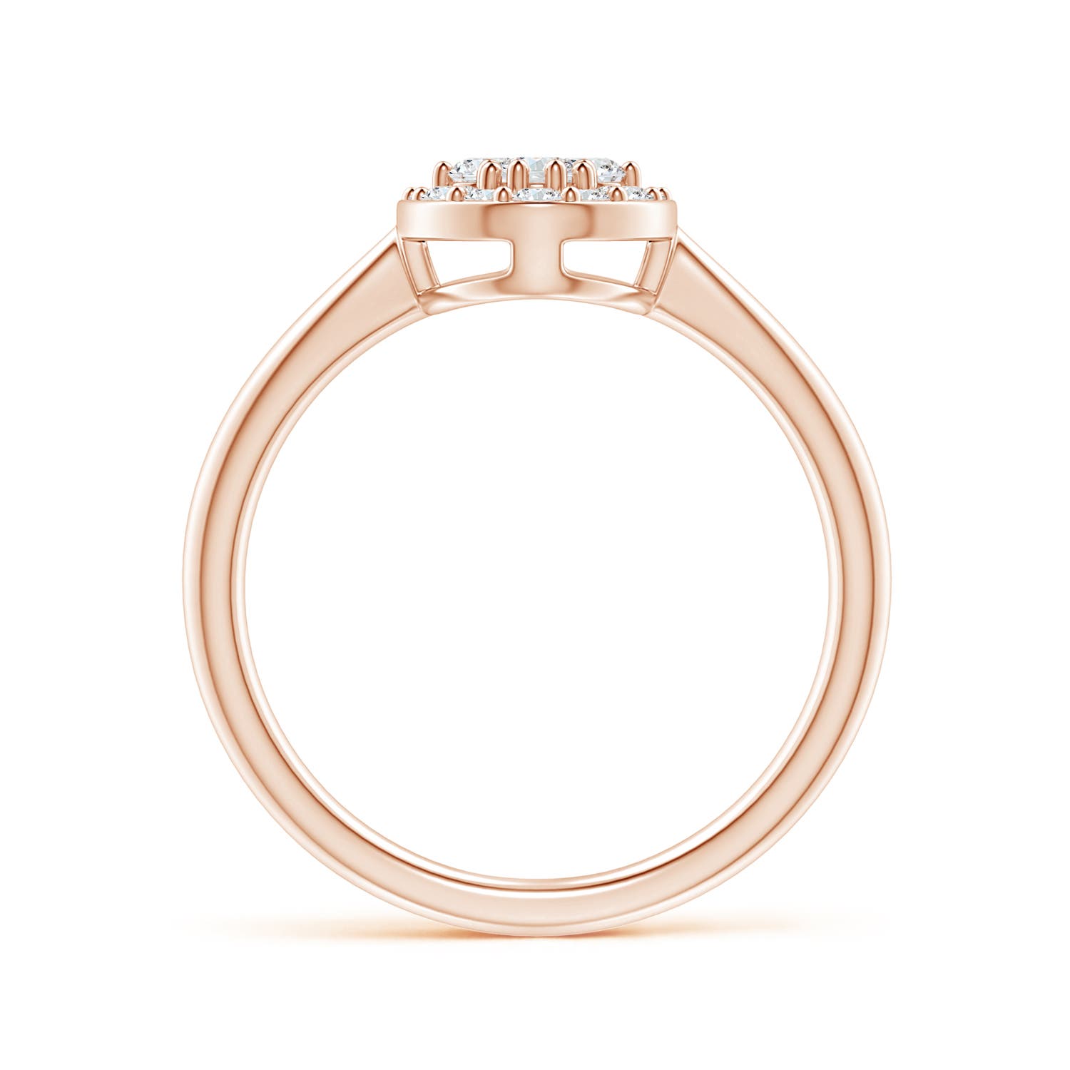 G, VS2 / 0.52 CT / 14 KT Rose Gold