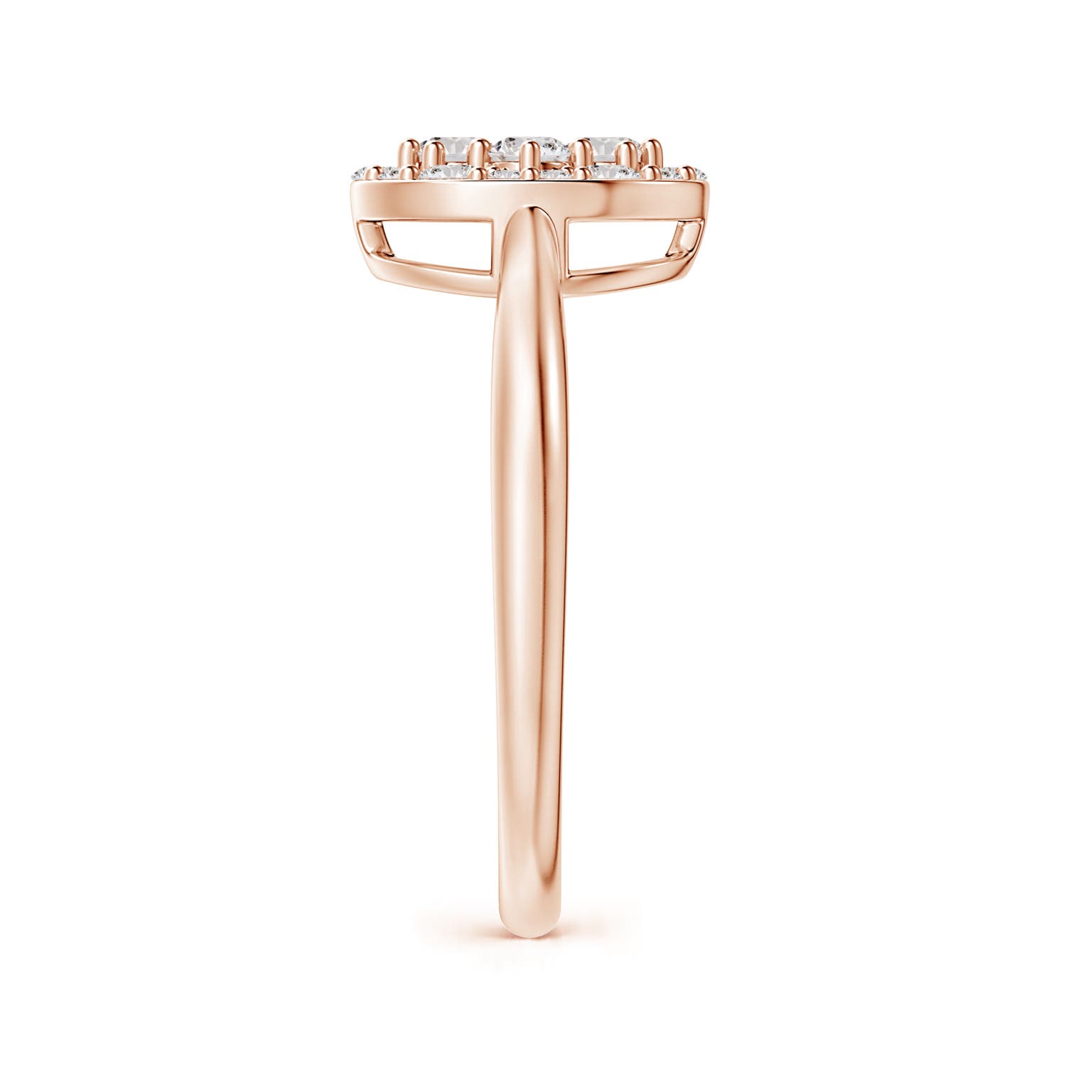 I-J, I1-I2 / 0.52 CT / 14 KT Rose Gold