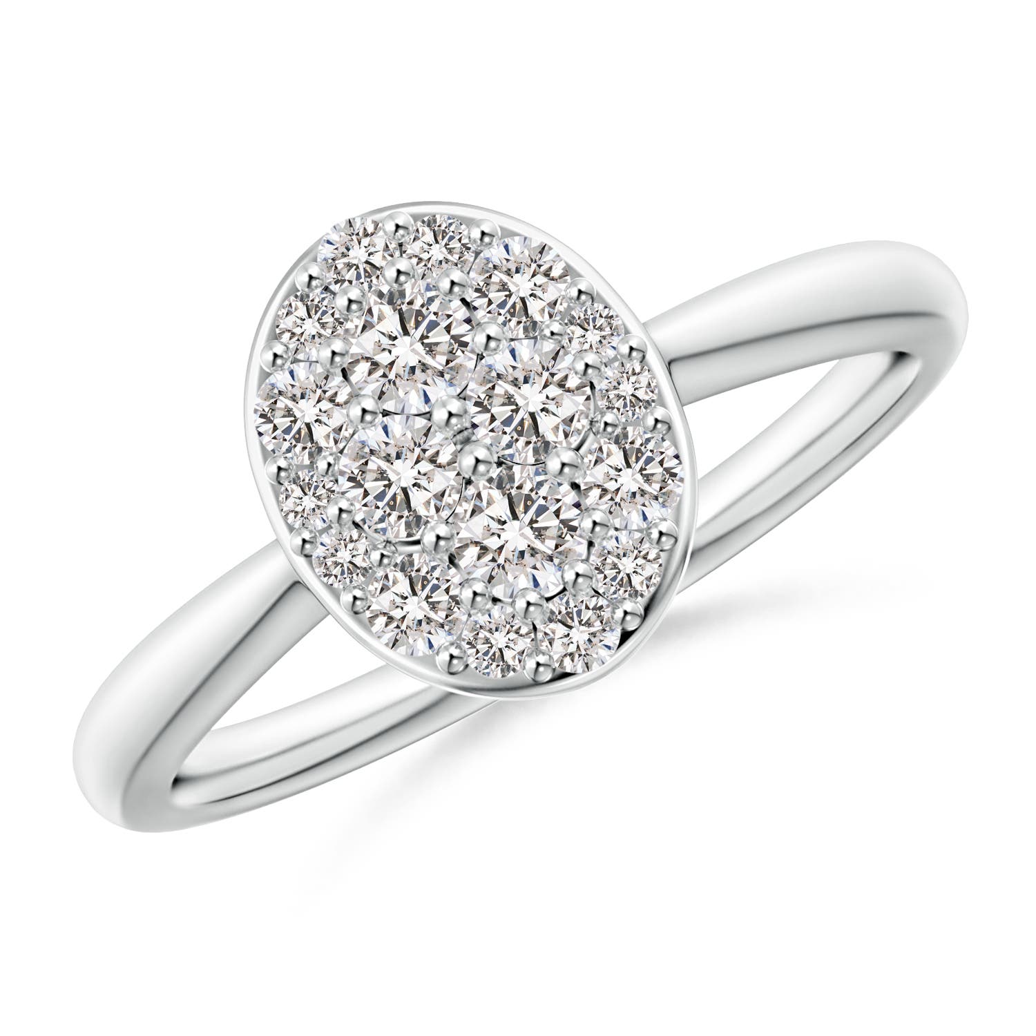 I-J, I1-I2 / 0.52 CT / 14 KT White Gold