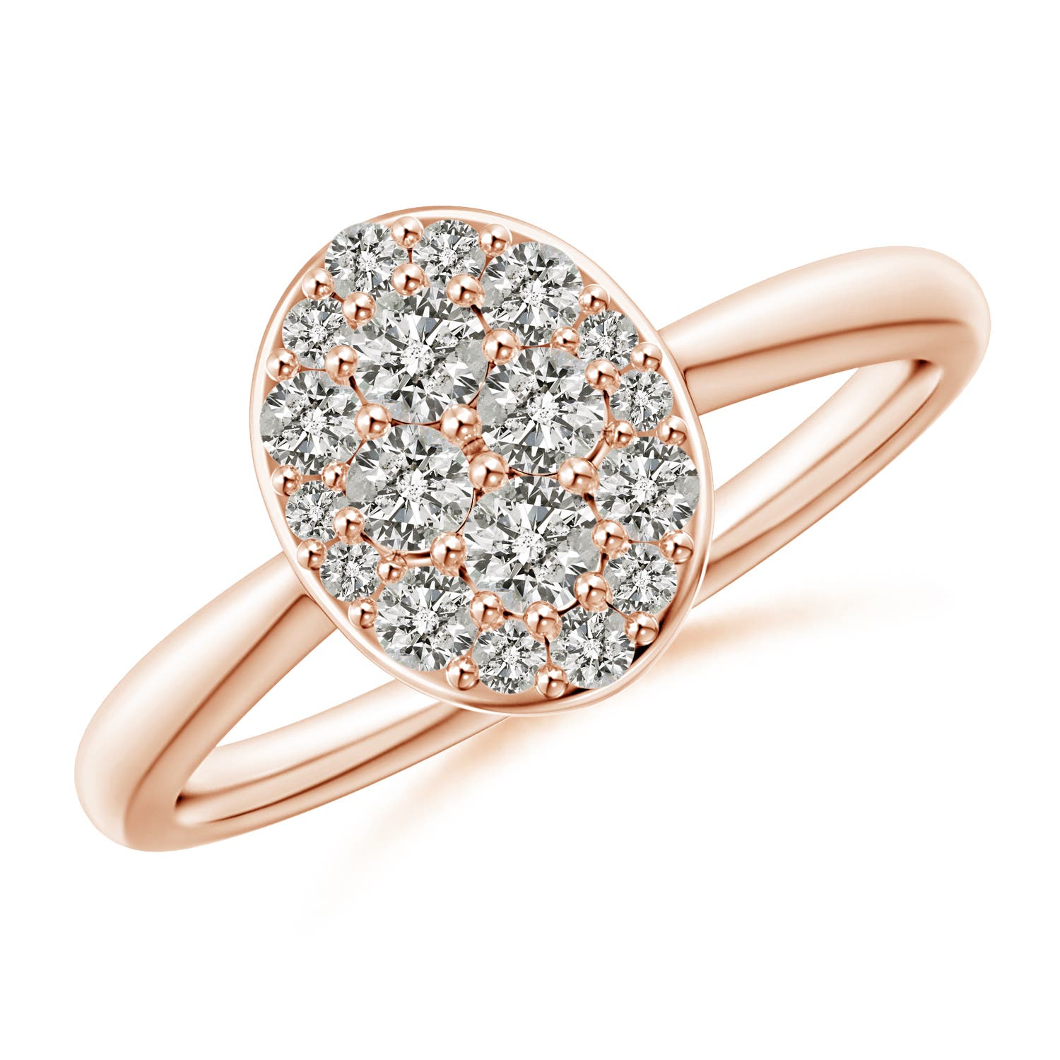 K, I3 / 0.52 CT / 14 KT Rose Gold