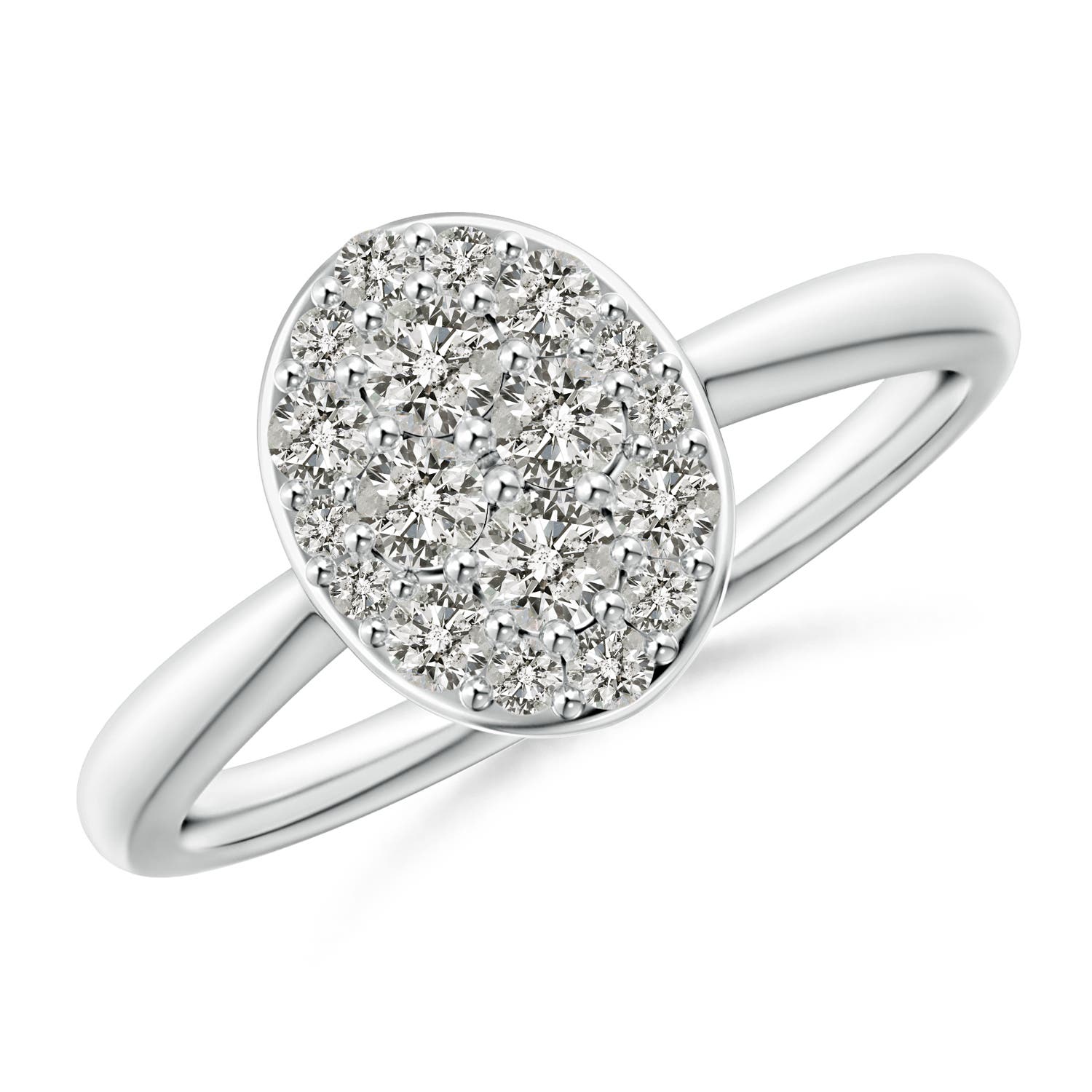 K, I3 / 0.52 CT / 14 KT White Gold