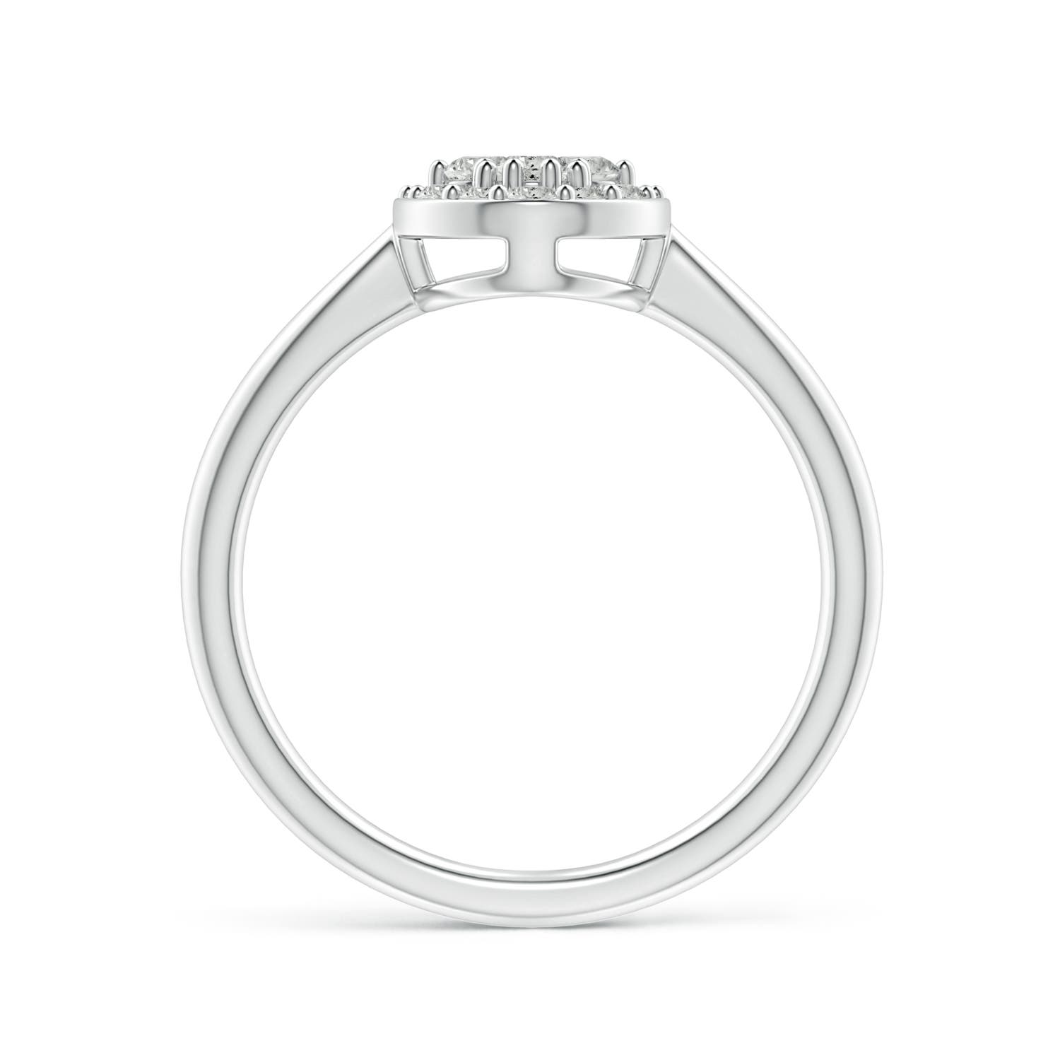 K, I3 / 0.52 CT / 14 KT White Gold