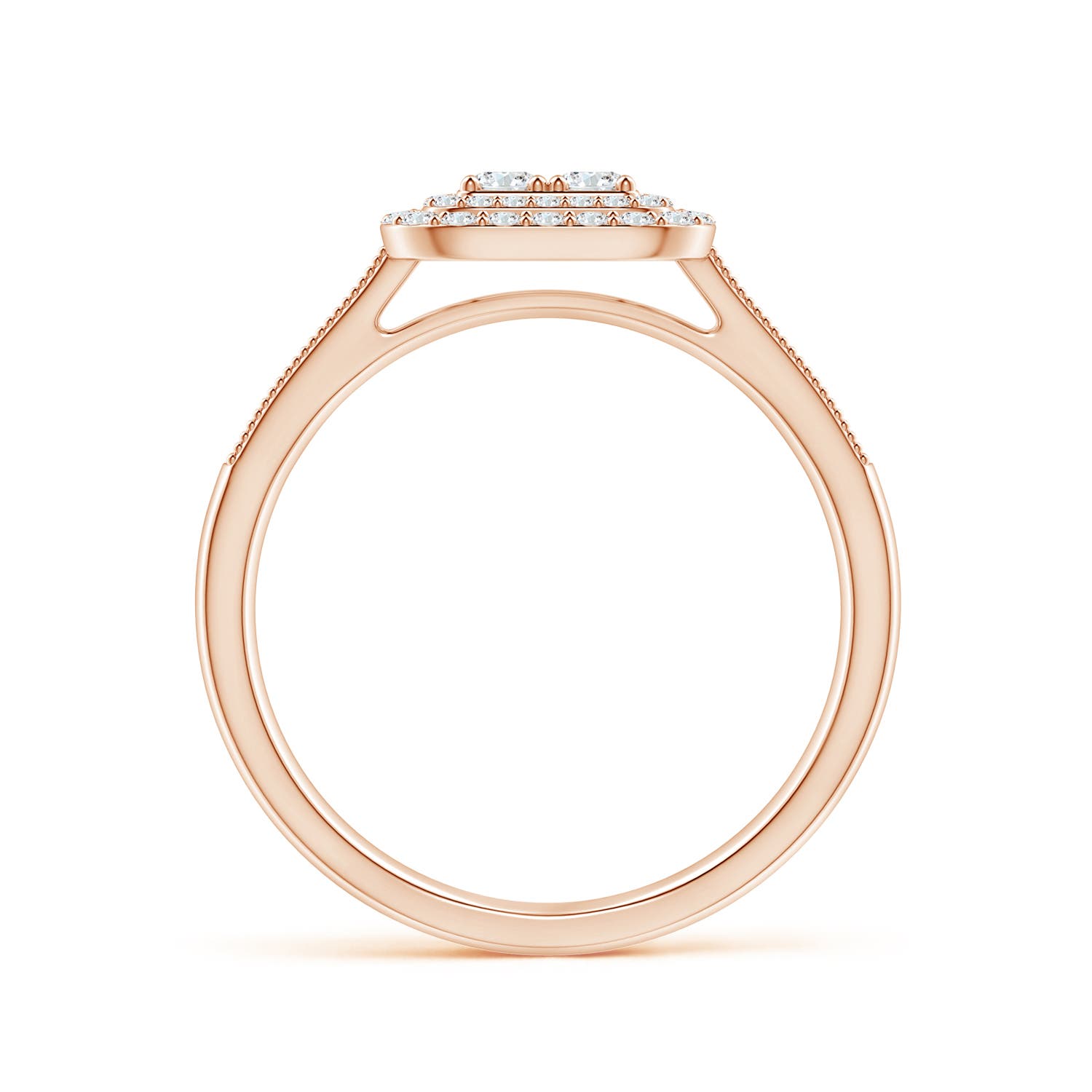 F-G, VS / 0.62 CT / 14 KT Rose Gold