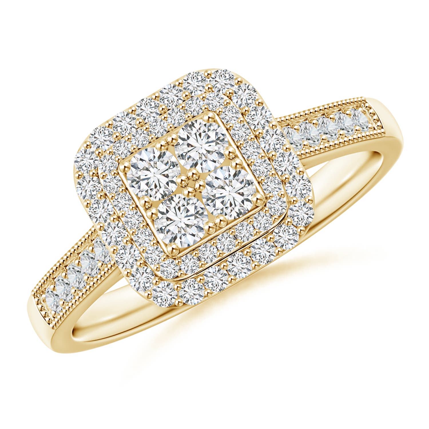 H, SI2 / 0.63 CT / 14 KT Yellow Gold