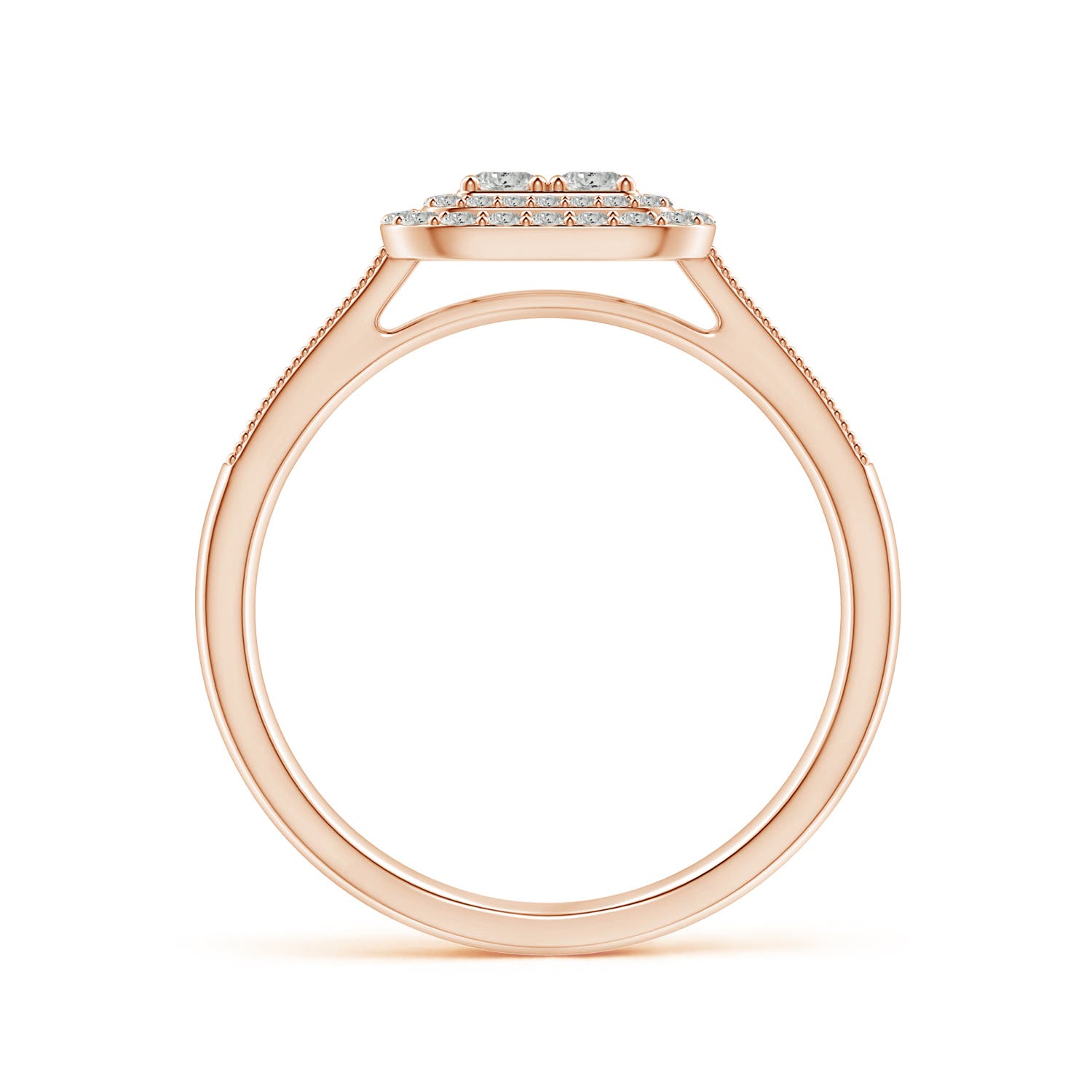 K, I3 / 0.63 CT / 14 KT Rose Gold