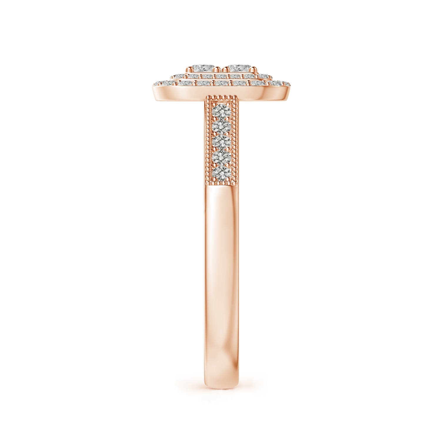 K, I3 / 0.63 CT / 14 KT Rose Gold