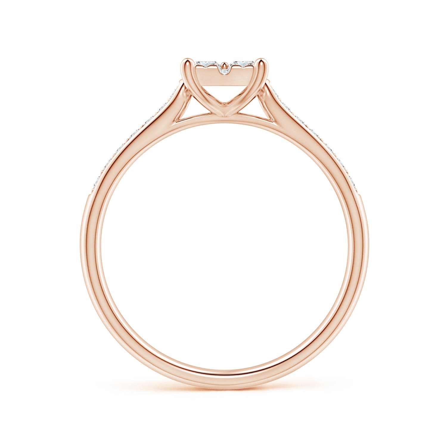 F-G, VS / 0.36 CT / 14 KT Rose Gold