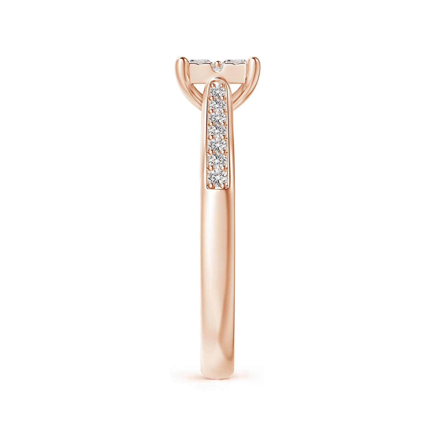 I-J, I1-I2 / 0.36 CT / 14 KT Rose Gold