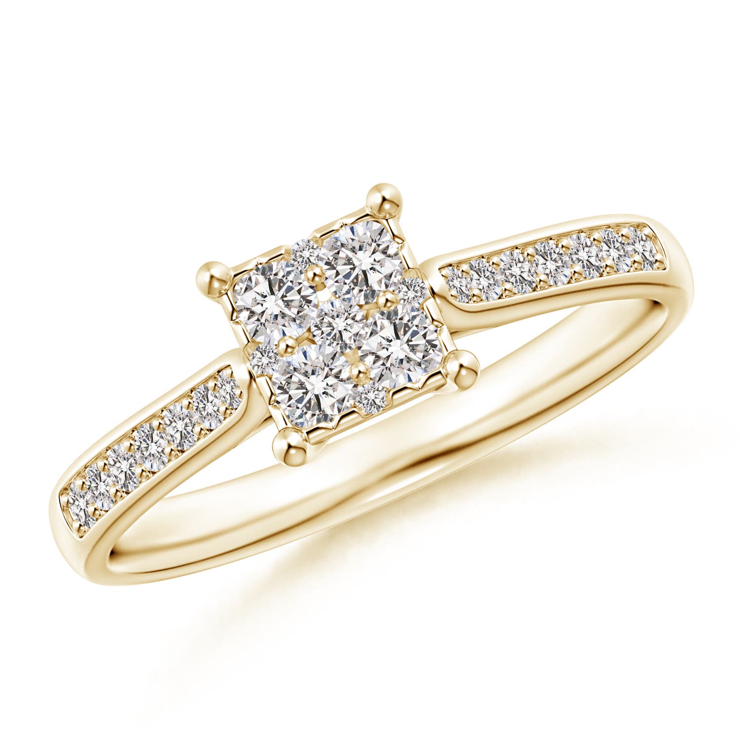 I-J, I1-I2 / 0.36 CT / 14 KT Yellow Gold