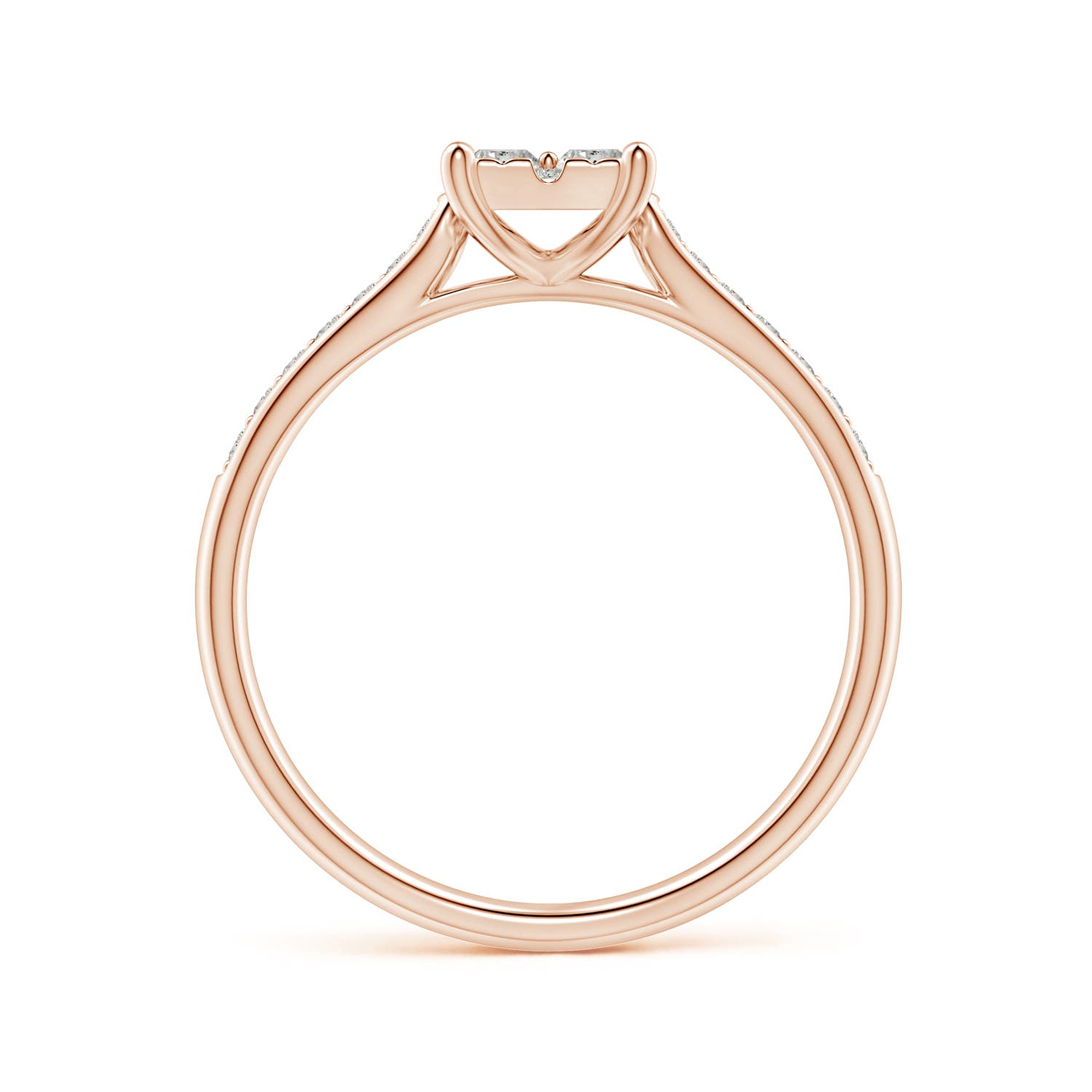 K, I3 / 0.36 CT / 14 KT Rose Gold