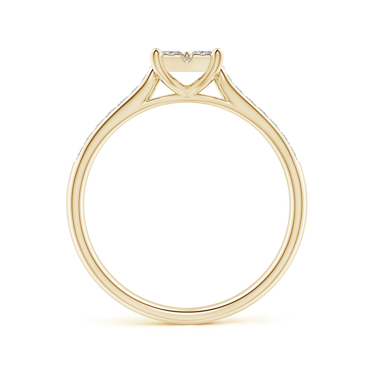 K, I3 / 0.36 CT / 14 KT Yellow Gold