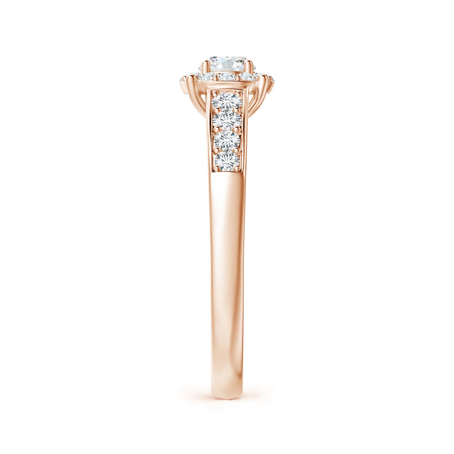 G, VS2 / 0.5 CT / 14 KT Rose Gold