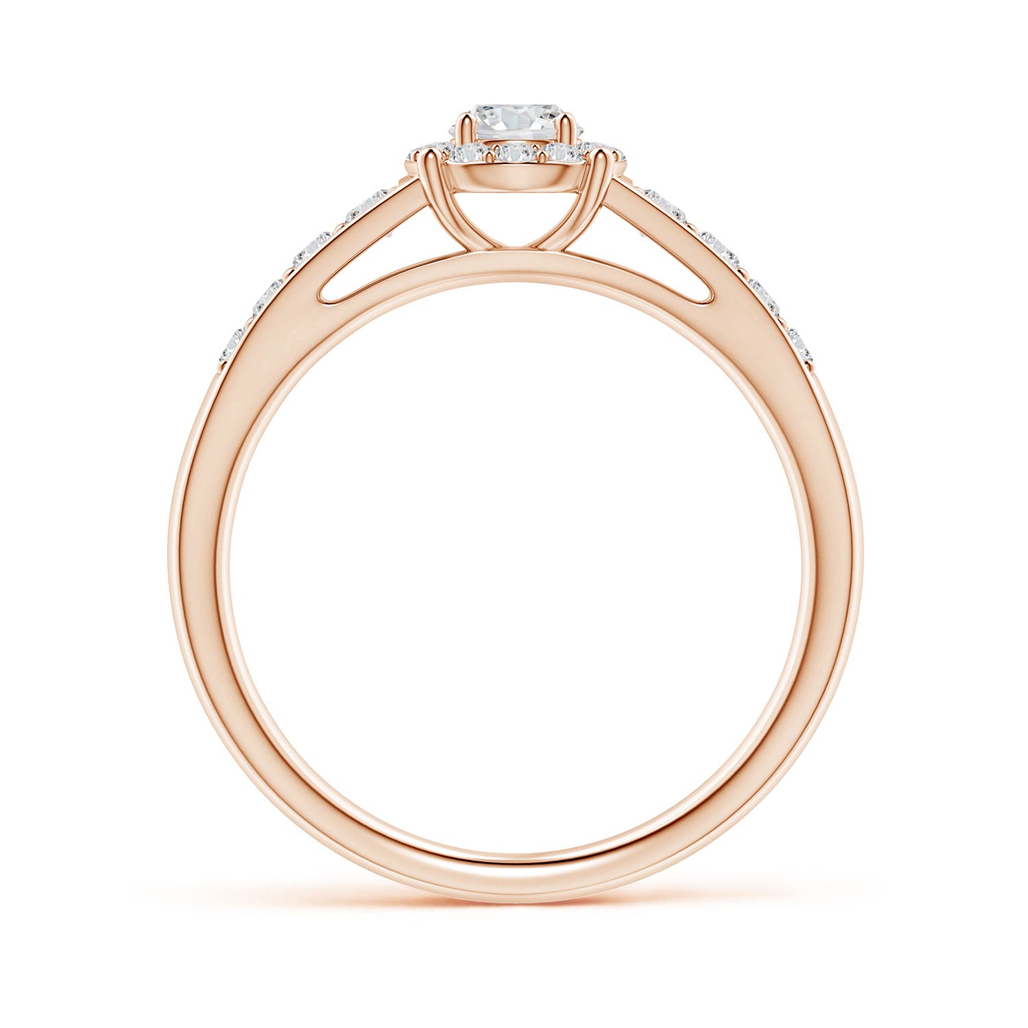 H, SI2 / 0.5 CT / 14 KT Rose Gold