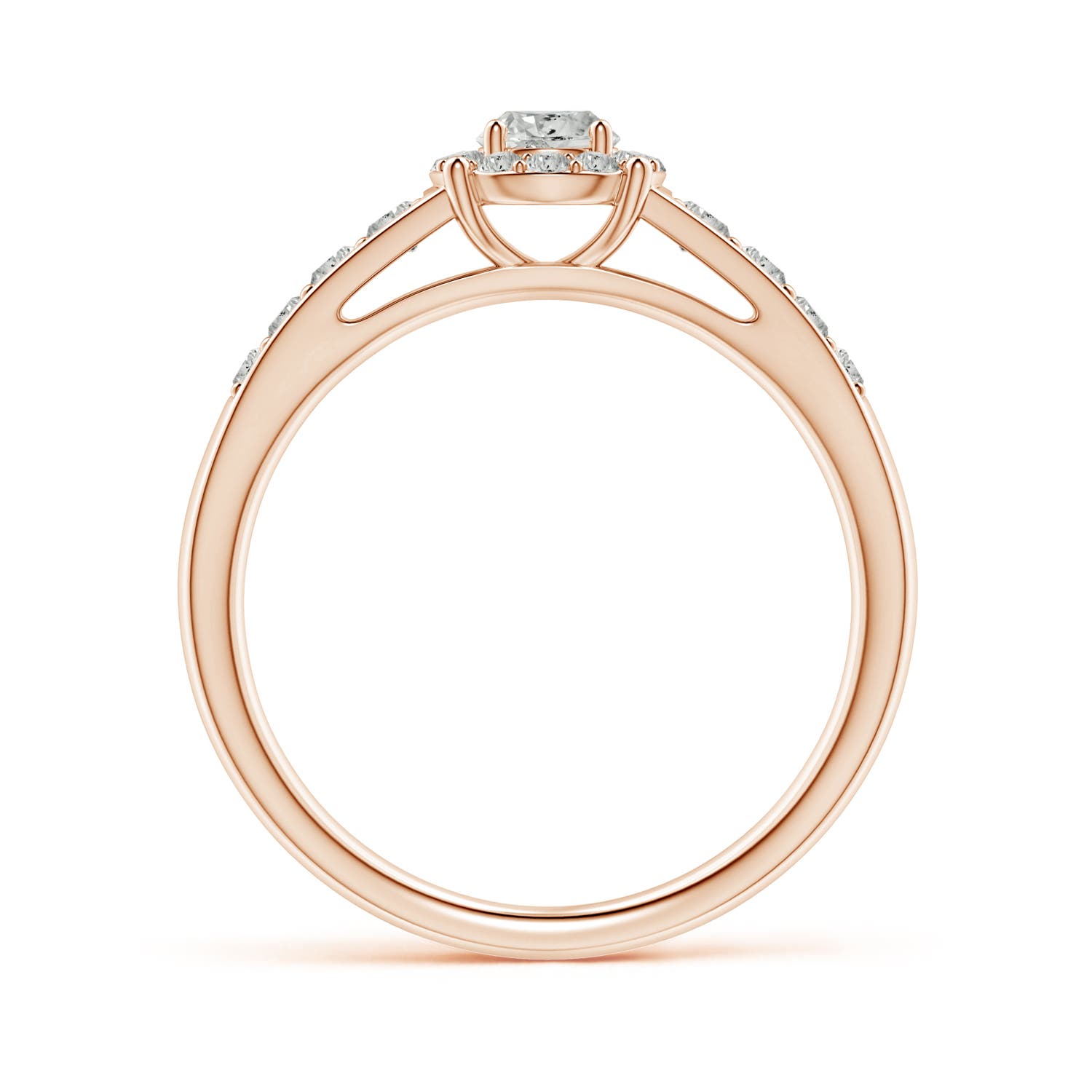 K, I3 / 0.5 CT / 14 KT Rose Gold