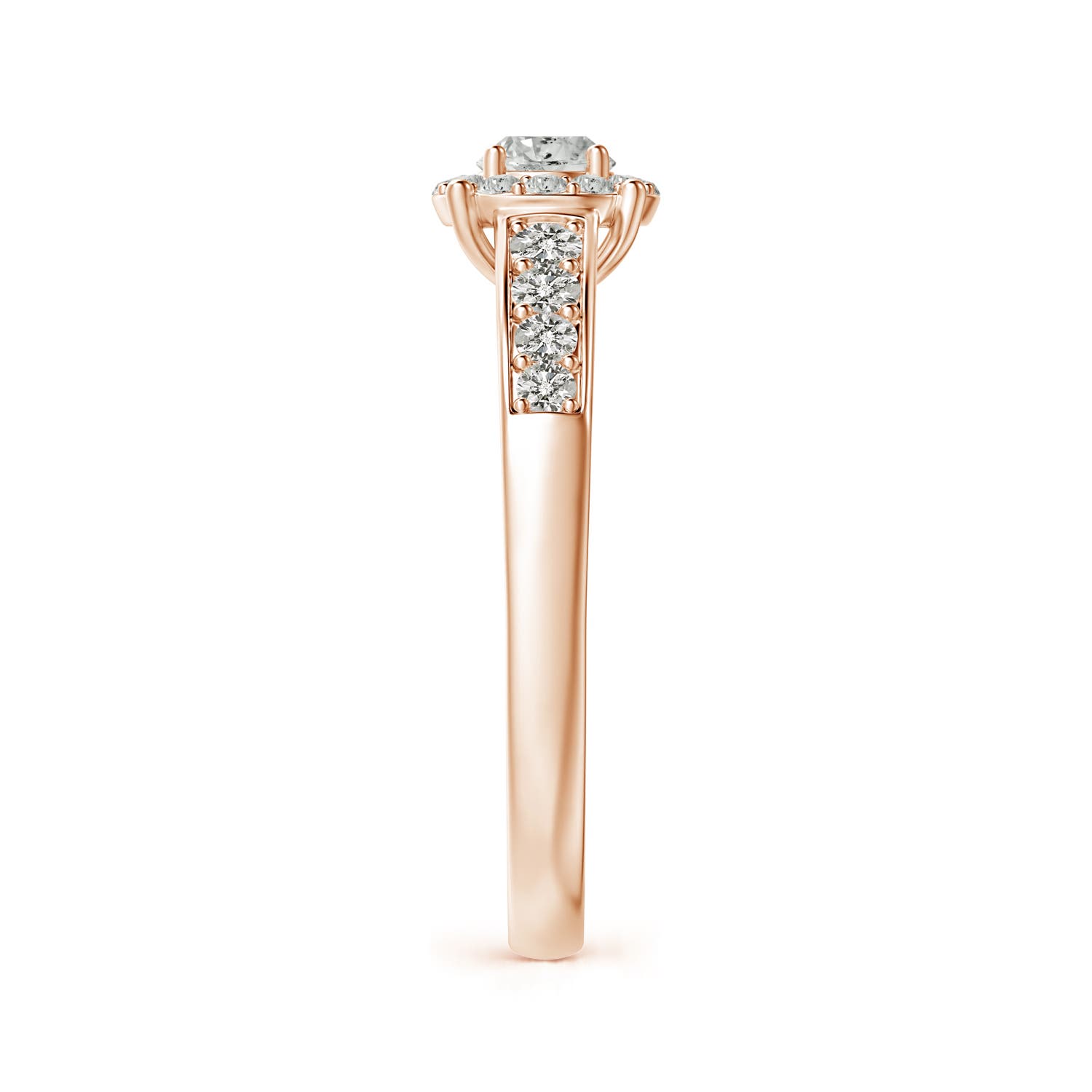 K, I3 / 0.5 CT / 14 KT Rose Gold