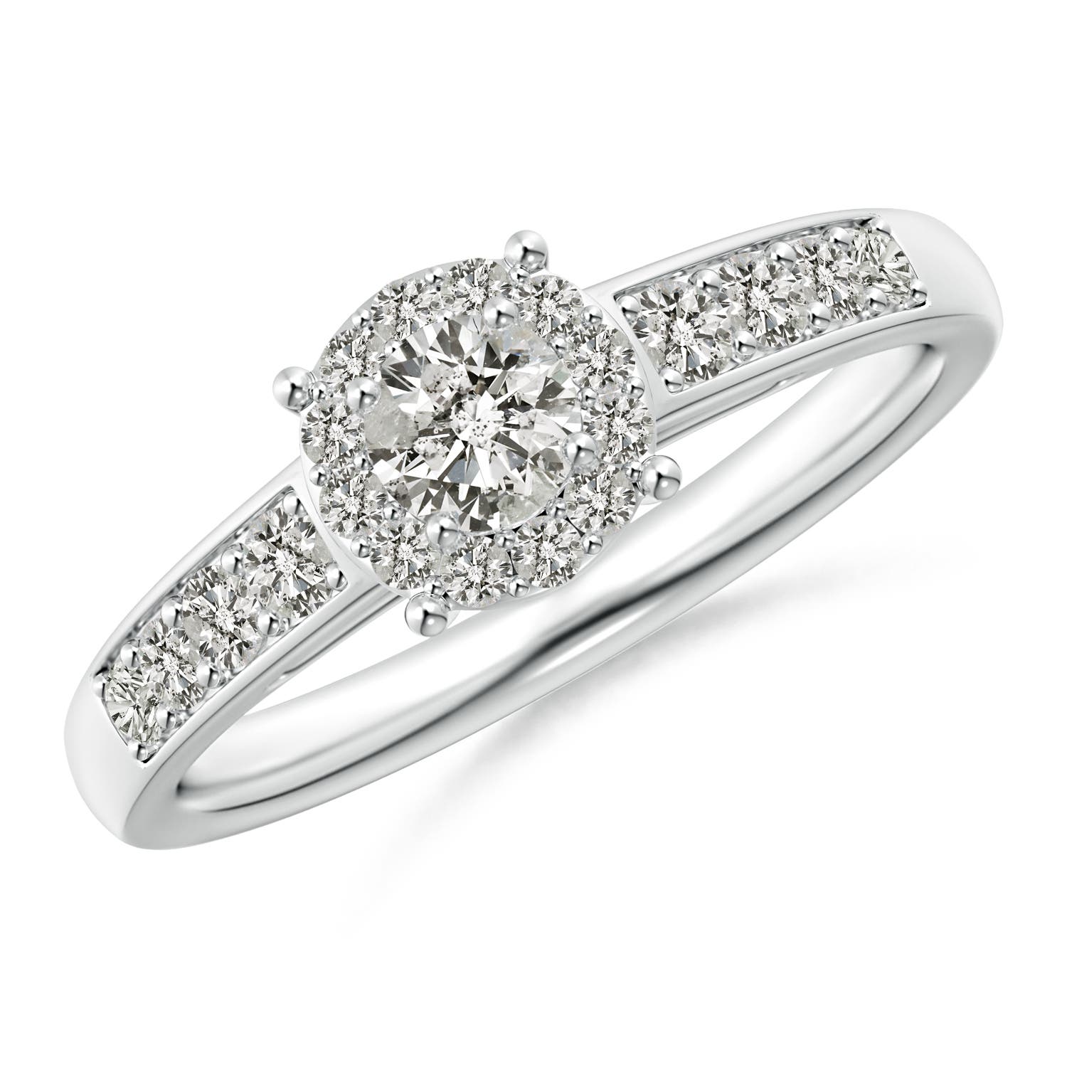 K, I3 / 0.5 CT / 14 KT White Gold