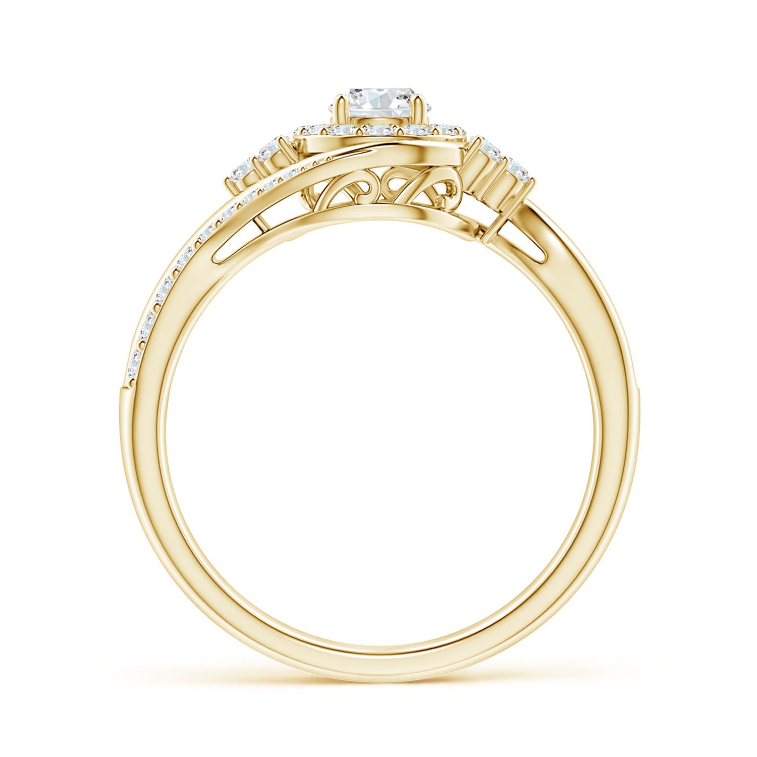 G, VS2 / 0.63 CT / 14 KT Yellow Gold